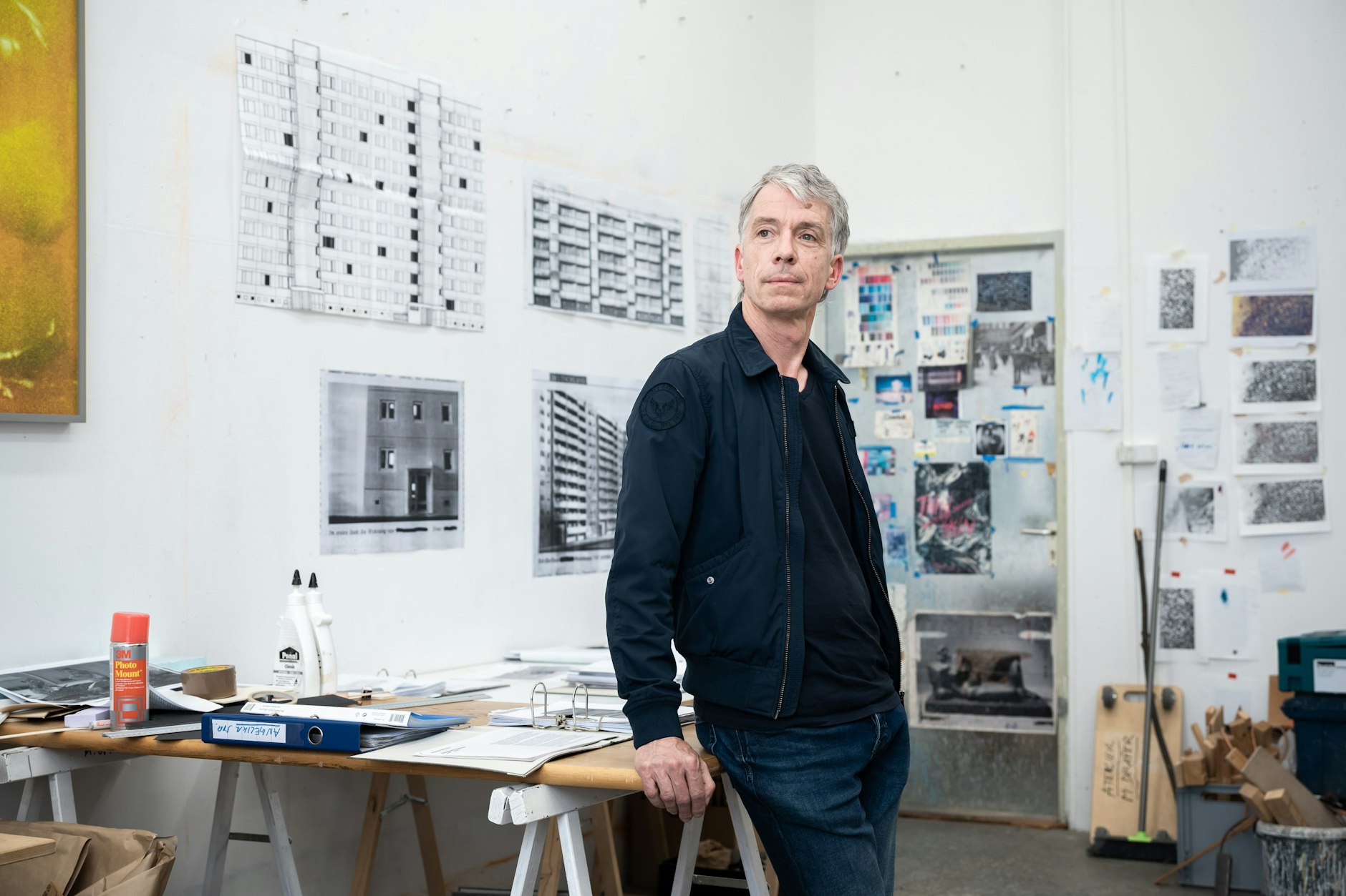 Markus Draper in seinem Atelier.