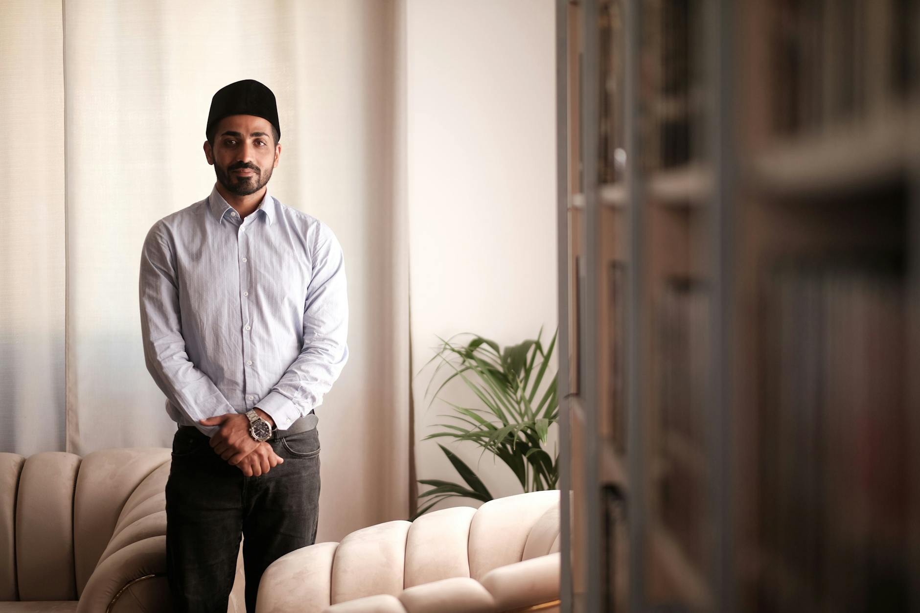 Shahzad Munir in der Khadija-Moschee in Berlin-Pankow