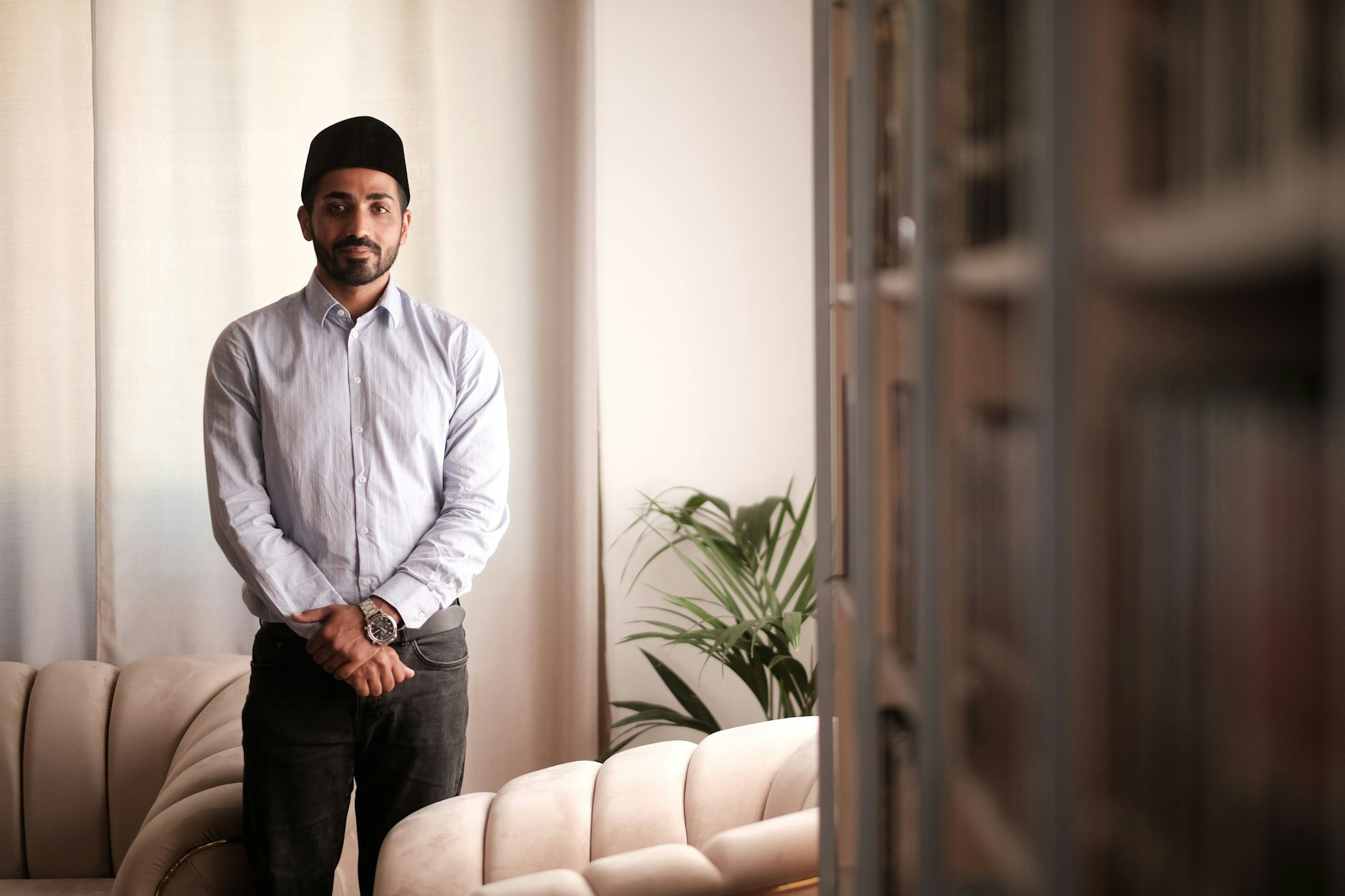 Shahzad Munir in der Khadija-Moschee in Berlin-Pankow