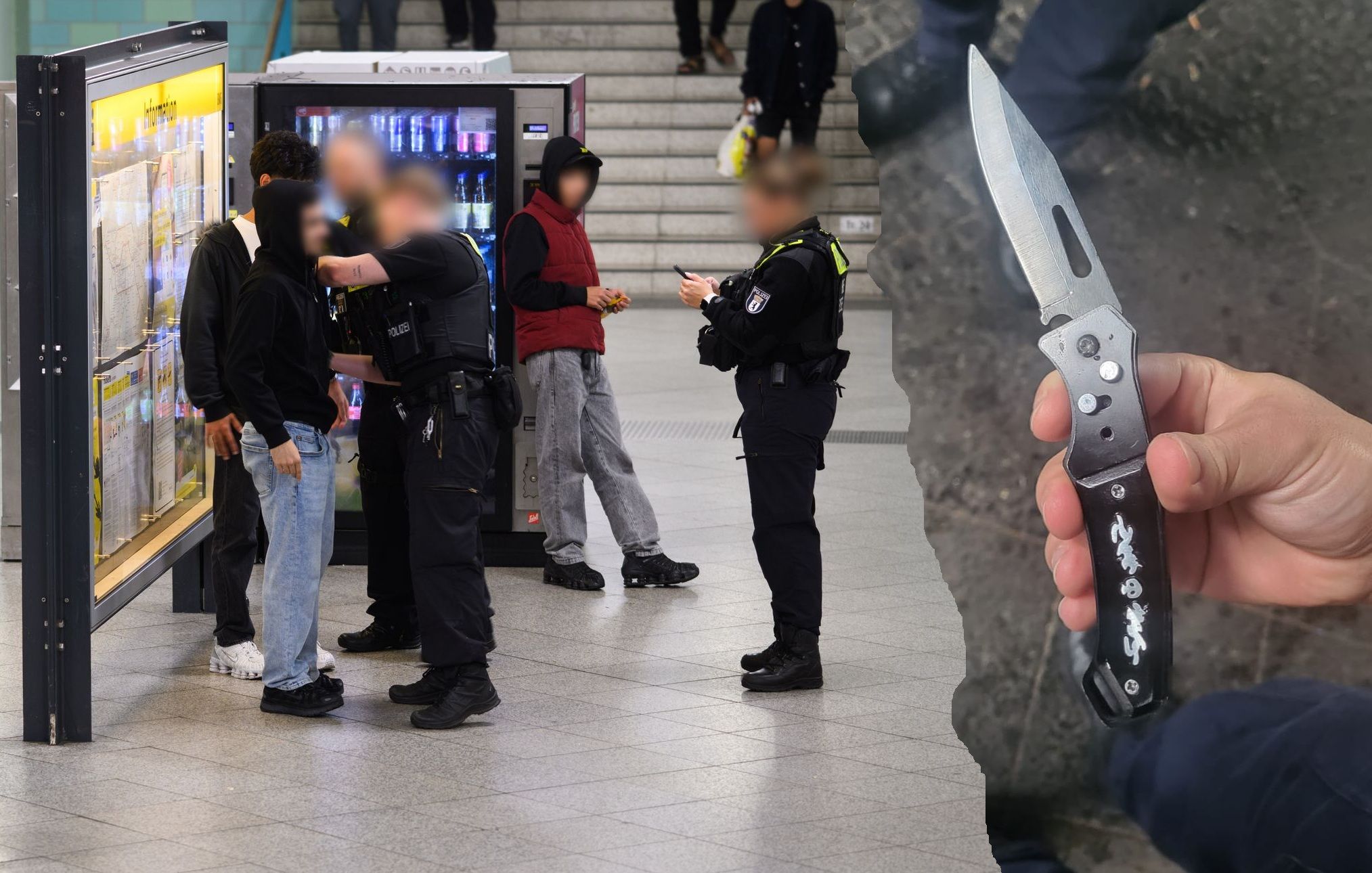 Verbot in Berlin: Polizei kontrolliert – und findet etliche Messer