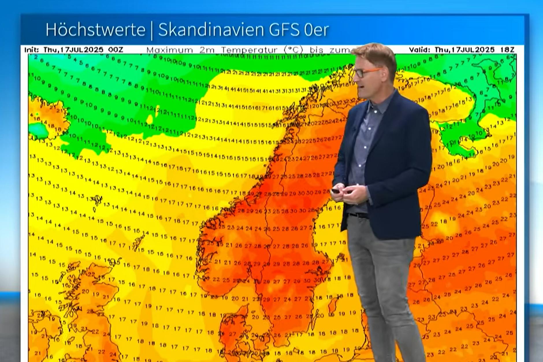 45 Grad! Überdosis Sommer in den Urlaubsländern, wechselhaft bei uns