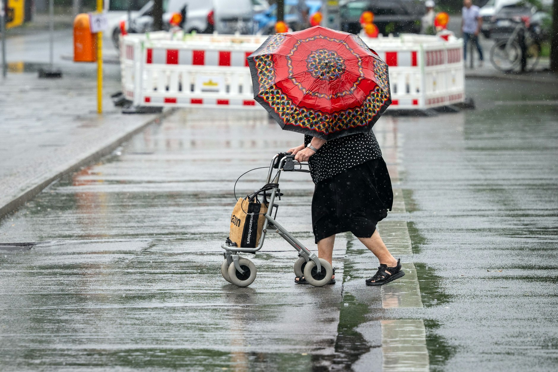 In Berlin soll es an diesem Montag zu Starkregen und Gewitter kommen.