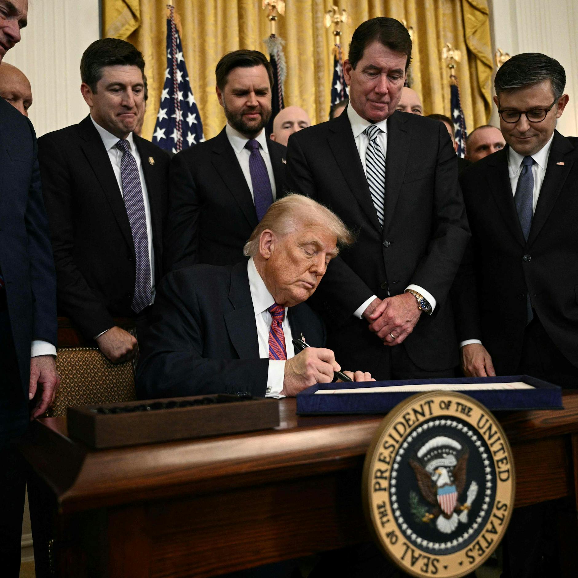 Image - Trumps Zölle: USA wehren sich gegen ihren Abstieg - Europäer reagieren „naiv“