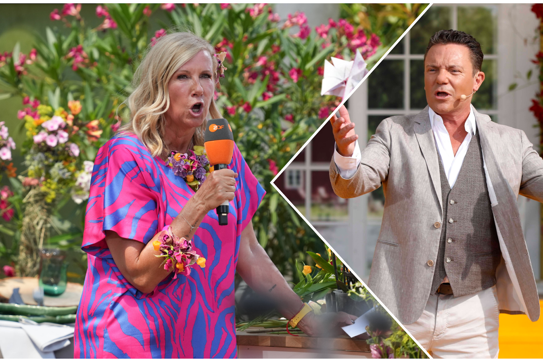Andrea Kiewel und Stefan Mross sind eigentlich Konkurrenten im Sonntags-Schlager-Fernsehen: Doch jetzt treten sie erstmals zusammen auf.