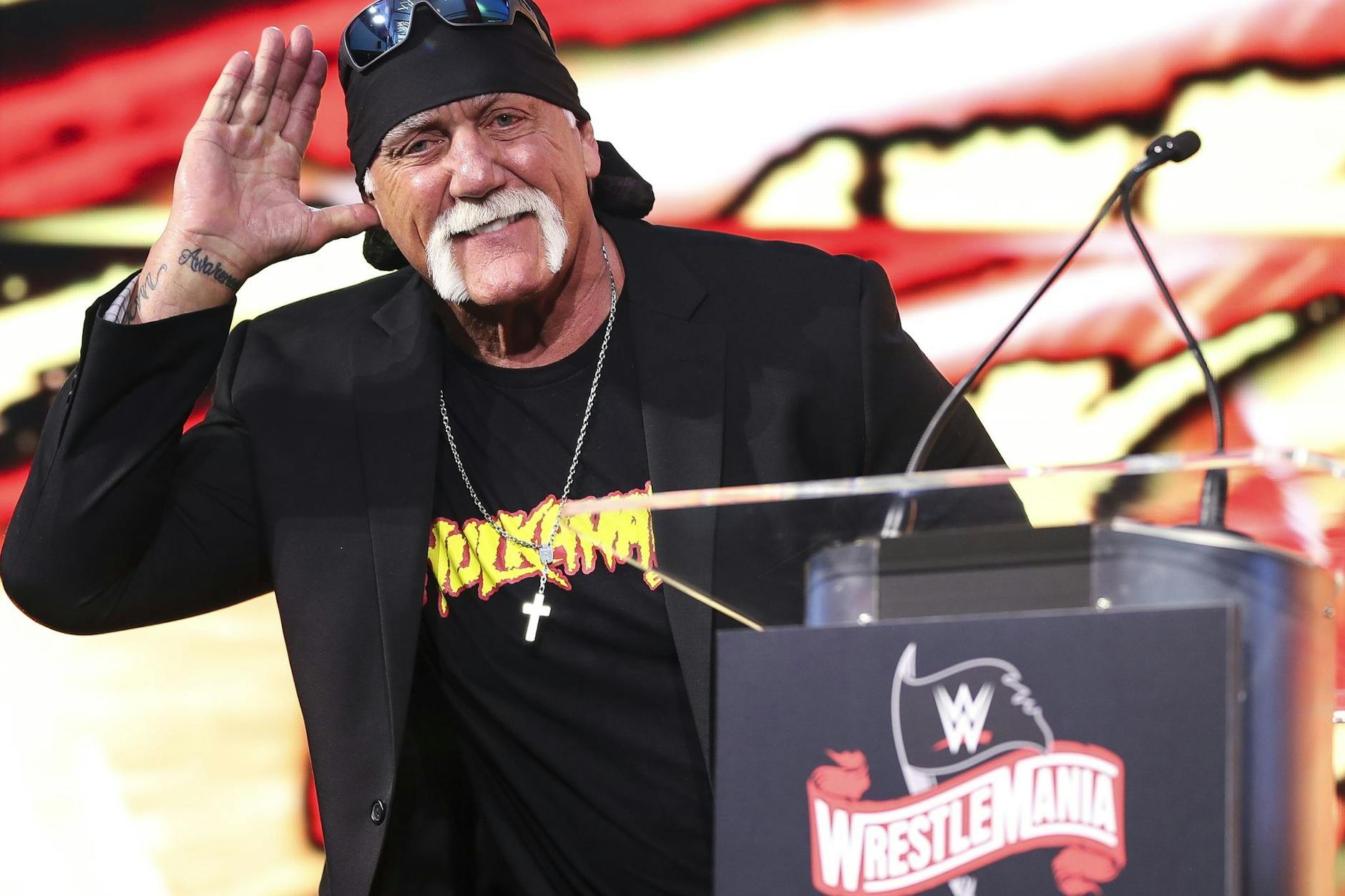 Ex-Wrestler Hulk Hogan bei einer Veranstaltung in Tampa