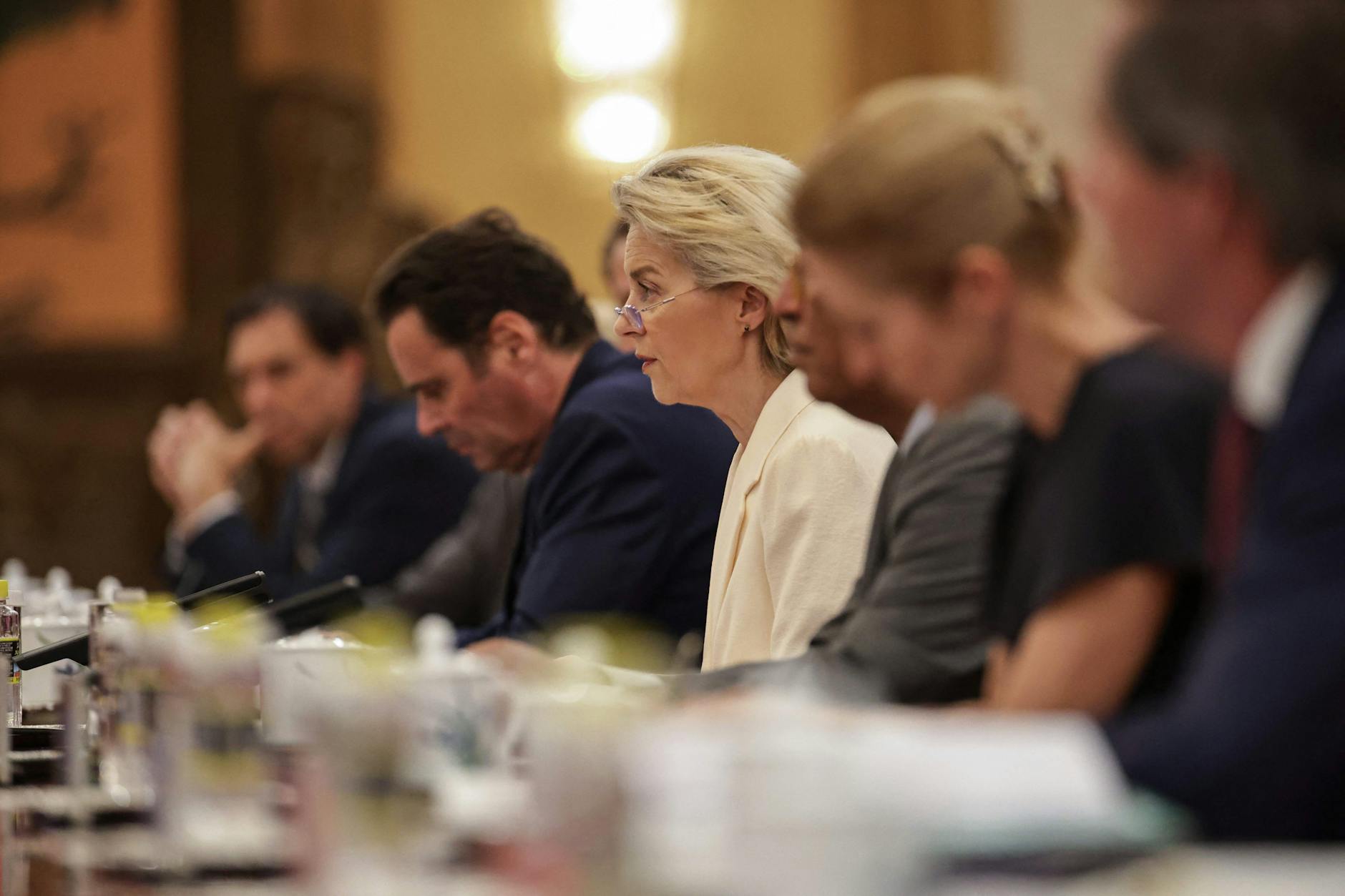 Ursula von der Leyen am 24. Juli in Peking.