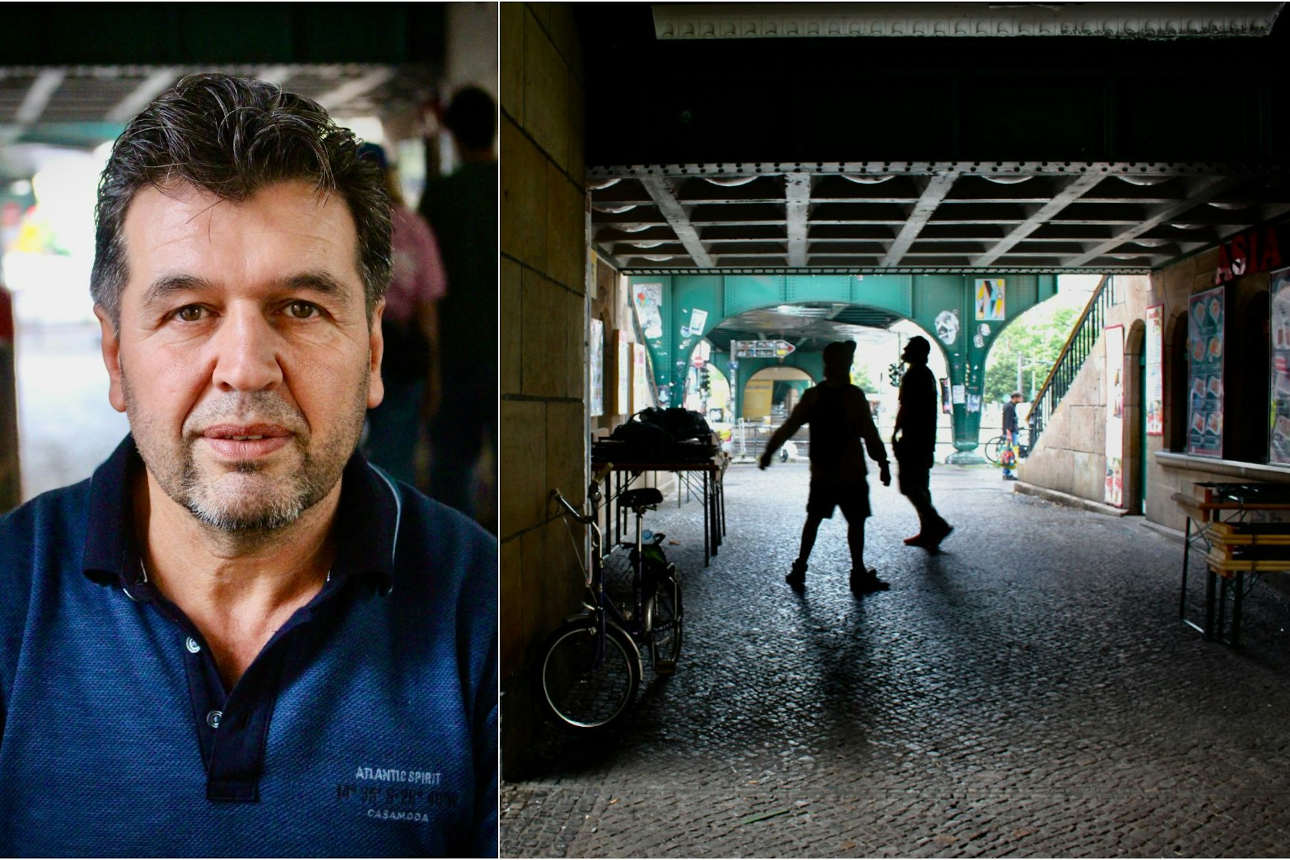 Bengin (50) ist Spätibesitzer unter der U2. Sein Kiosk liegt im Schatten des „Magistratsschirms“ – so nennt der Berliner die Hochbahn, weil sie die Fußgänger bei Regen trockenen Fußes durch Prenzlauer Berg laufen lässt.