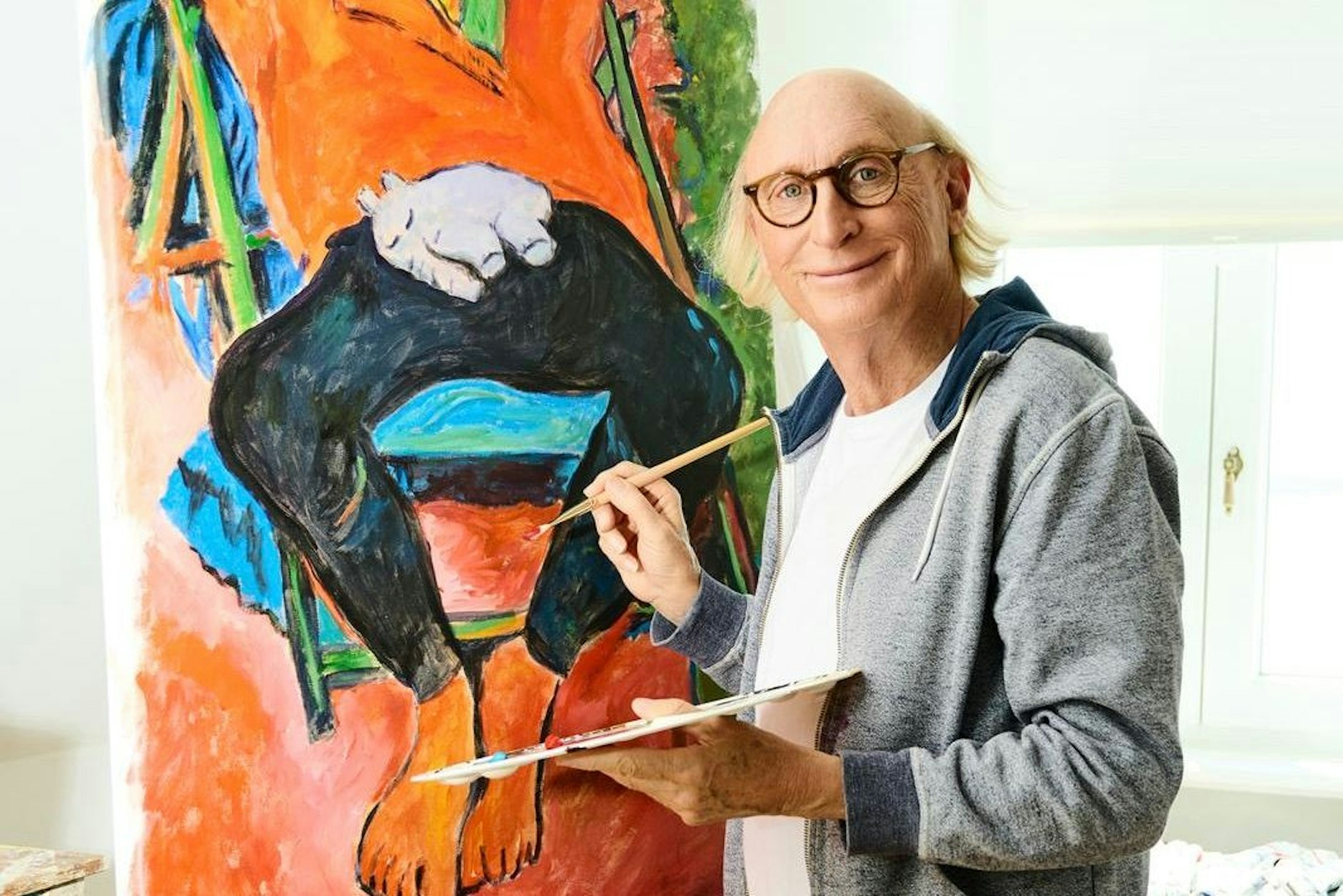 Otto Waalkes vor der Leinwand: „Malen macht glücklich“