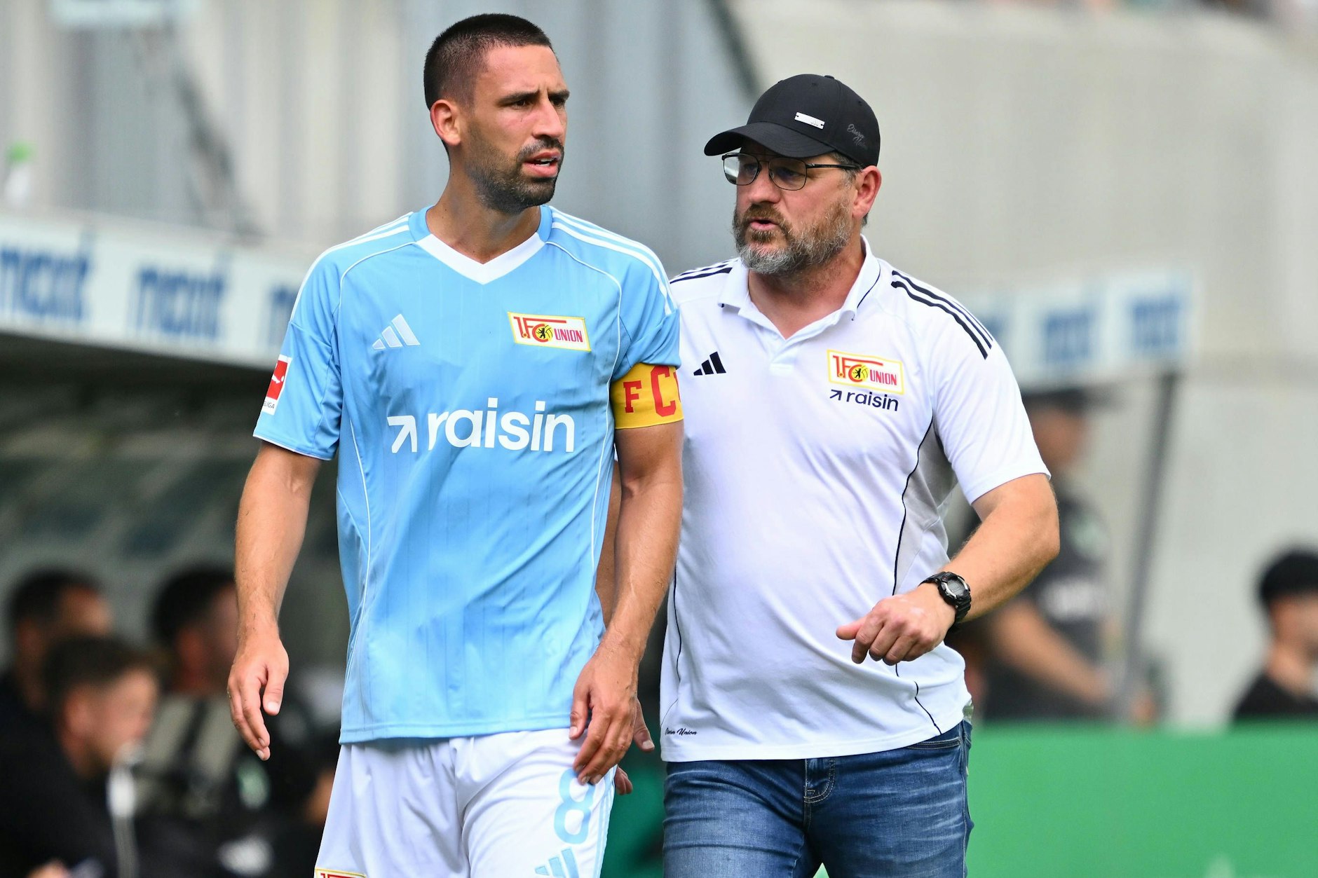 Der 1. FC Union kassiert bei Greuther Fürth die erste Niederlage der Vorbereitung. Trainer Steffen Baumgart (53, r.) zeigte sich dennoch zufrieden. 
