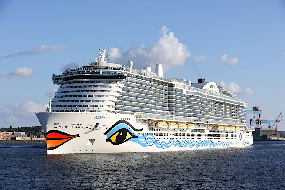 Das Kreuzfahrtschiff Aida Nova. Auf dem Weg nach Kopenhagen ist ein 18-Jähriger in der Nacht vom Schiff gesprungen.