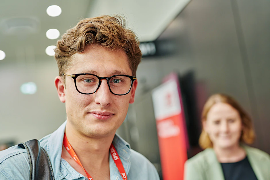 Juso-Vorsitzender Philipp Türmer beim SPD-Parteitag Ende Juni in Berlin. 