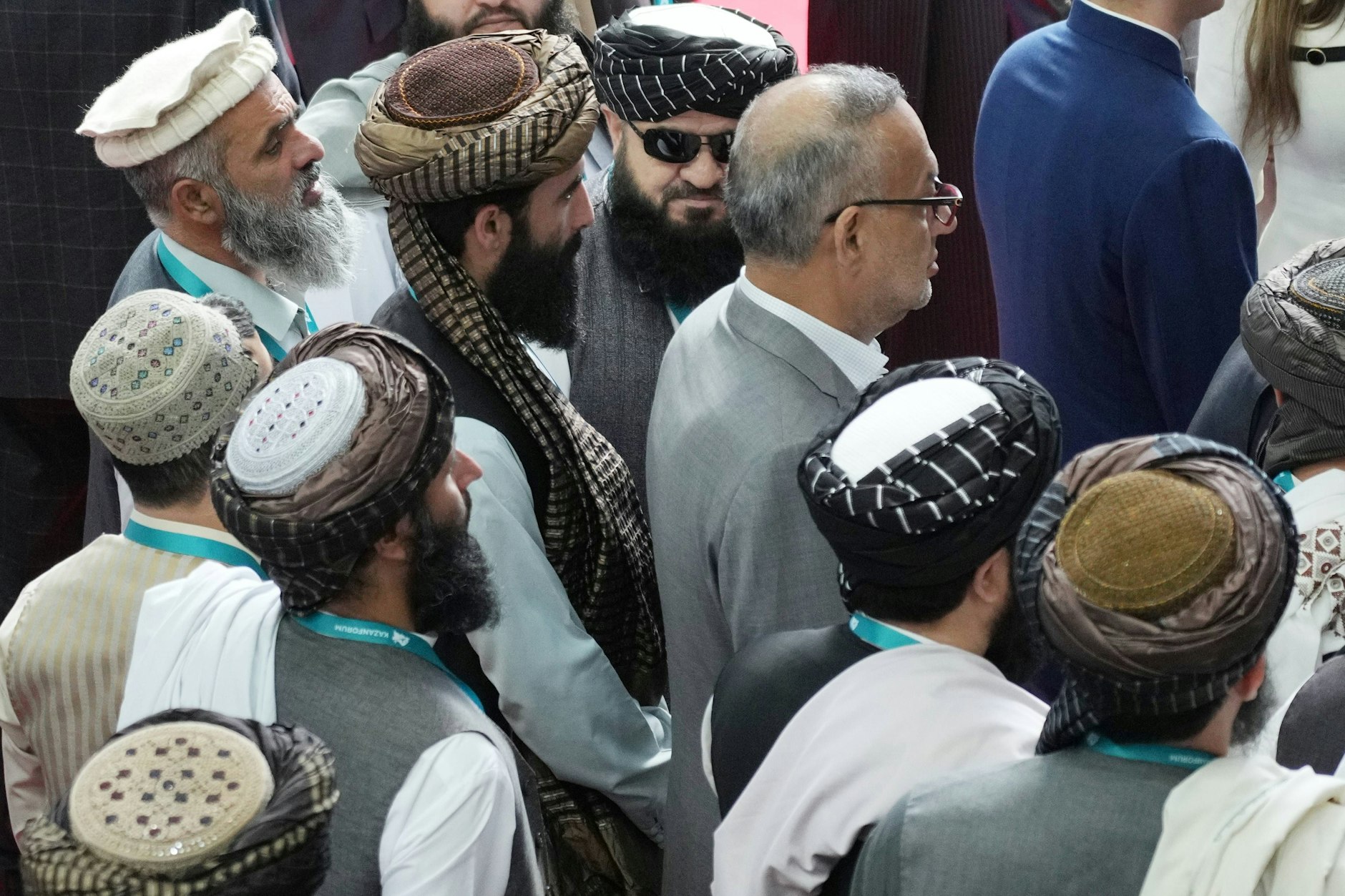 Vertreter der Taliban-Regierung auf einem internationalen Wirtschaftsforum im russischen Kasan