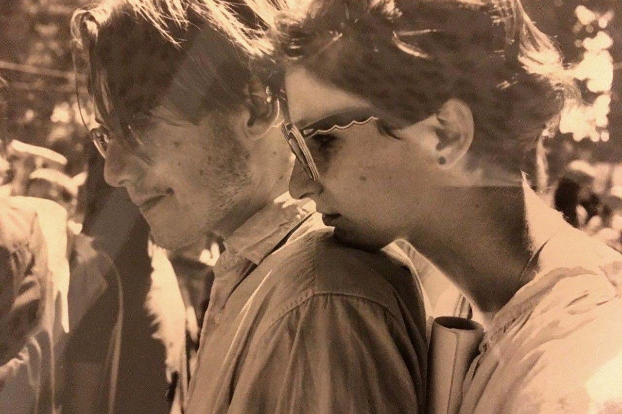 Bert Neumann und Lenore Blievernicht nach dem Kurzschluss, der Ost-Berlin lahmlegte.