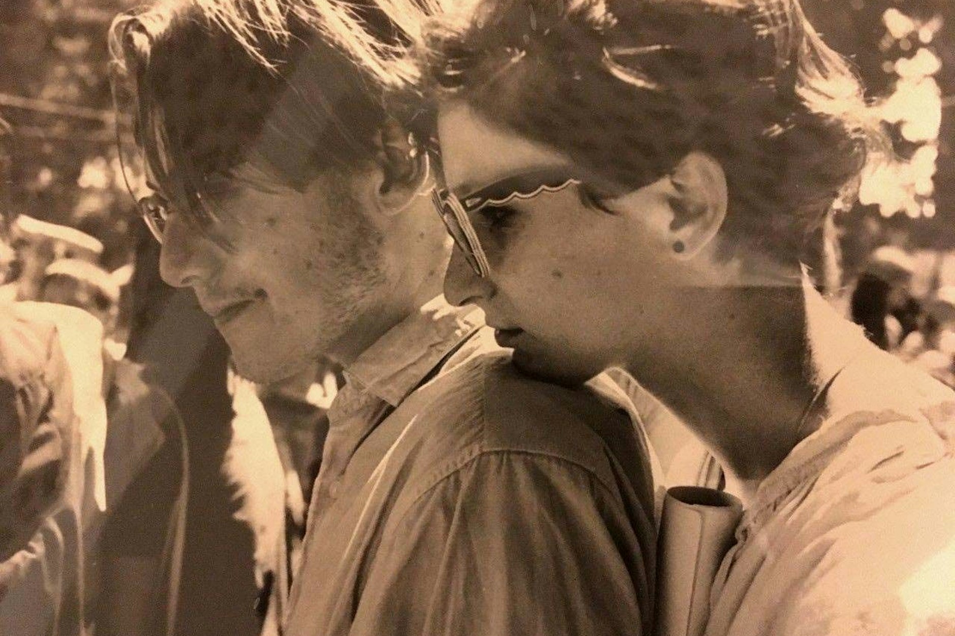 Bert Neumann und Lenore Blievernicht nach dem Kurzschluss, der Ost-Berlin lahmlegte.