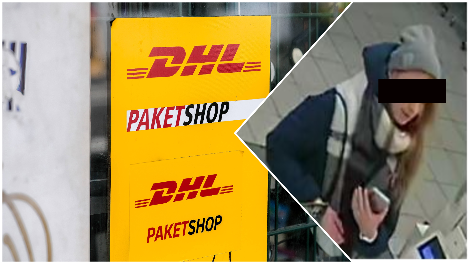 Image - DHL-Paket geklaut: Blonde Betrügerin stellt sich der Polizei