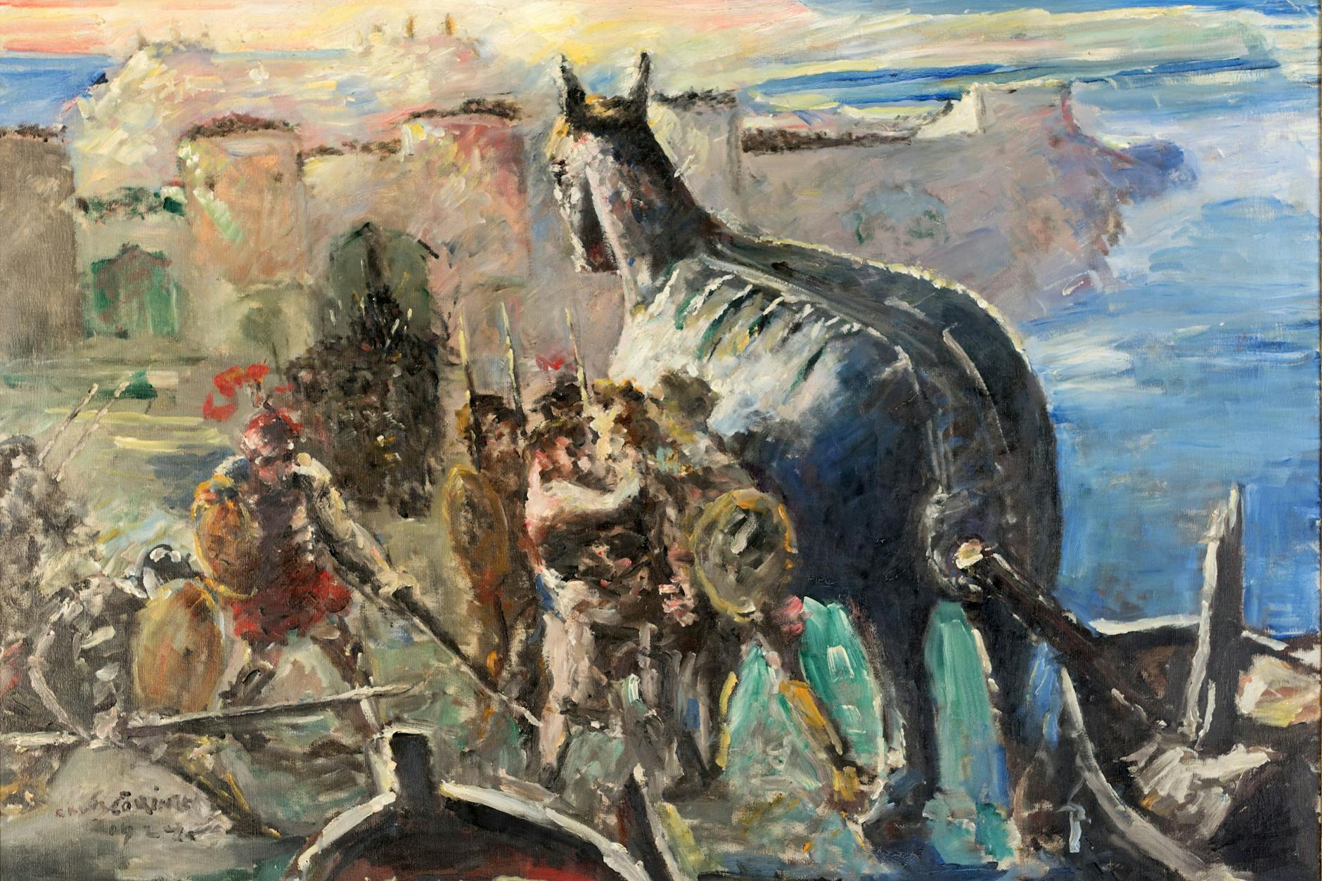 Lovis Corinth: „Das Trojanische Pferd“, 1924
