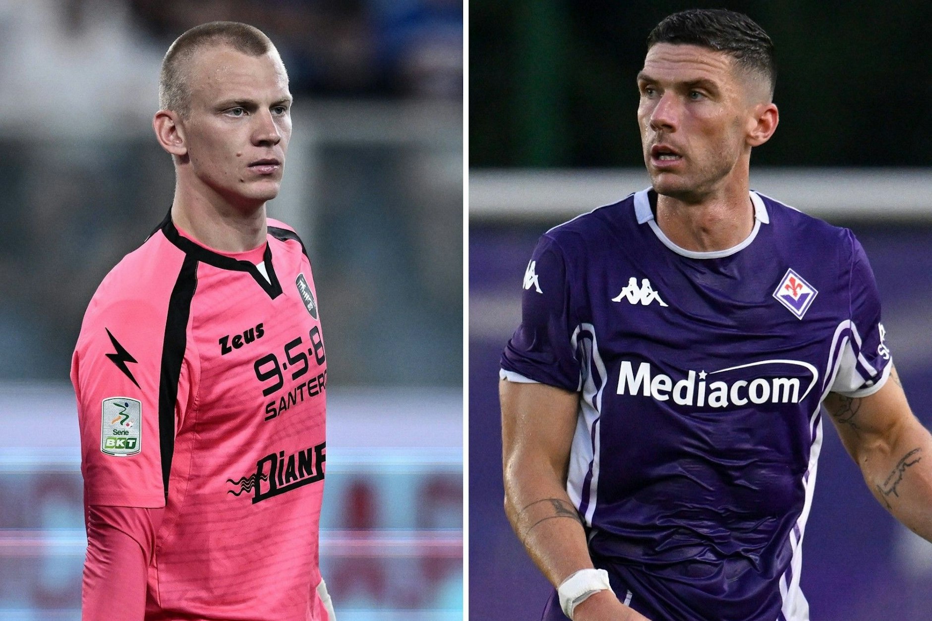 Oliver Christensen und Robin Gosens waren Publikumslieblinge bei Hertha BSC und dem 1. FC Union. Jetzt spielen sie zusammen beim AC Florenz.  