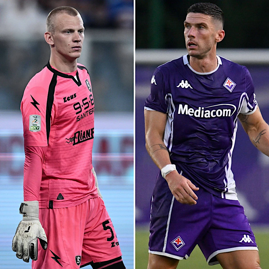 Oliver Christensen und Robin Gosens waren Publikumslieblinge bei Hertha BSC und dem 1. FC Union. Jetzt spielen sie zusammen beim AC Florenz.  