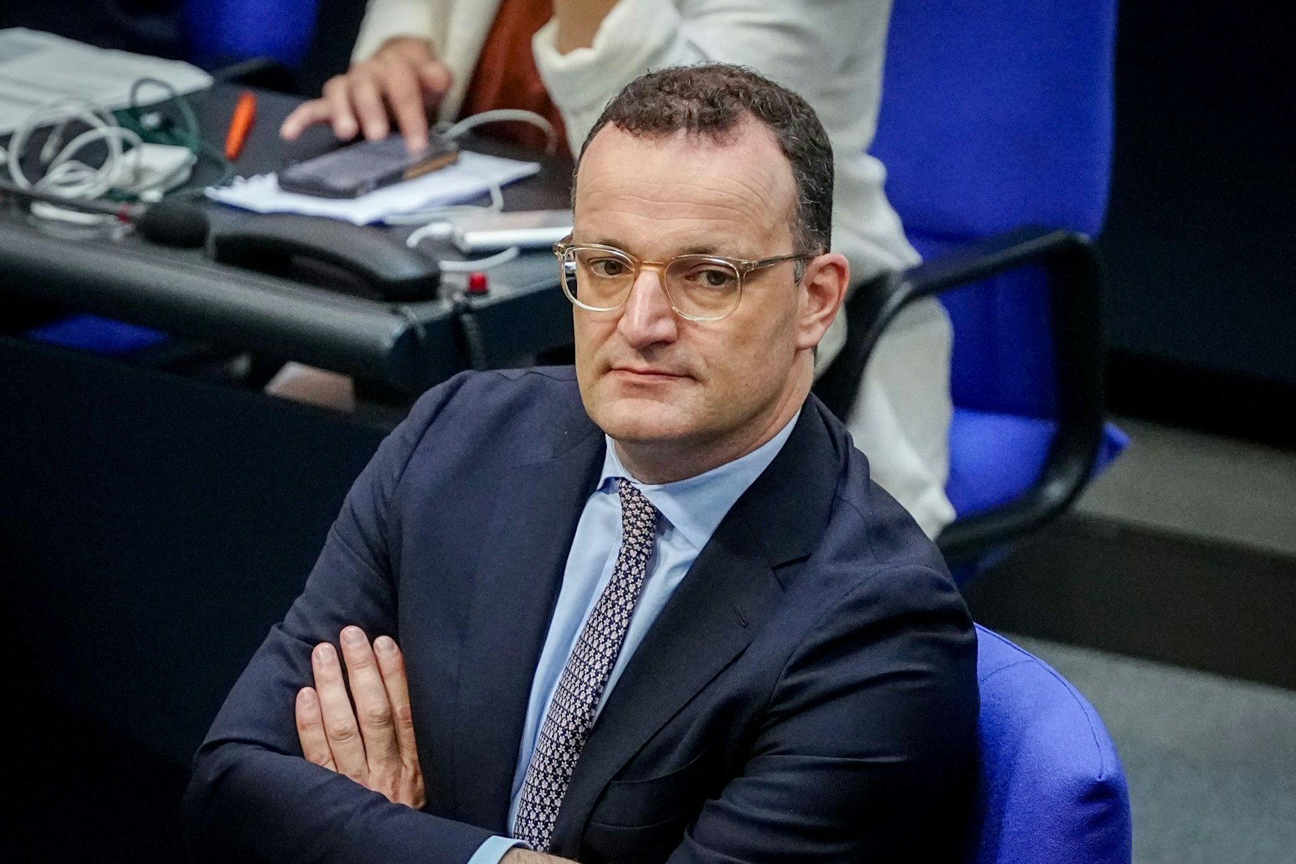 Jens Spahn (CDU) steht wegen der Beschaffung von Masken während der Corona-Pandemie in der Kritik.