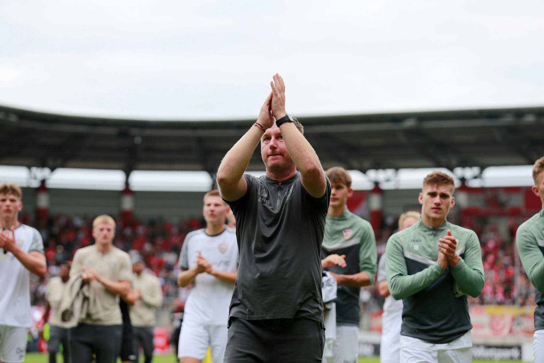 Dennis Kutrieb will am Freitag nach dem Spiel gegen Erfurt viel mehr jubeln als nach dem 0:1 gegen Halle.