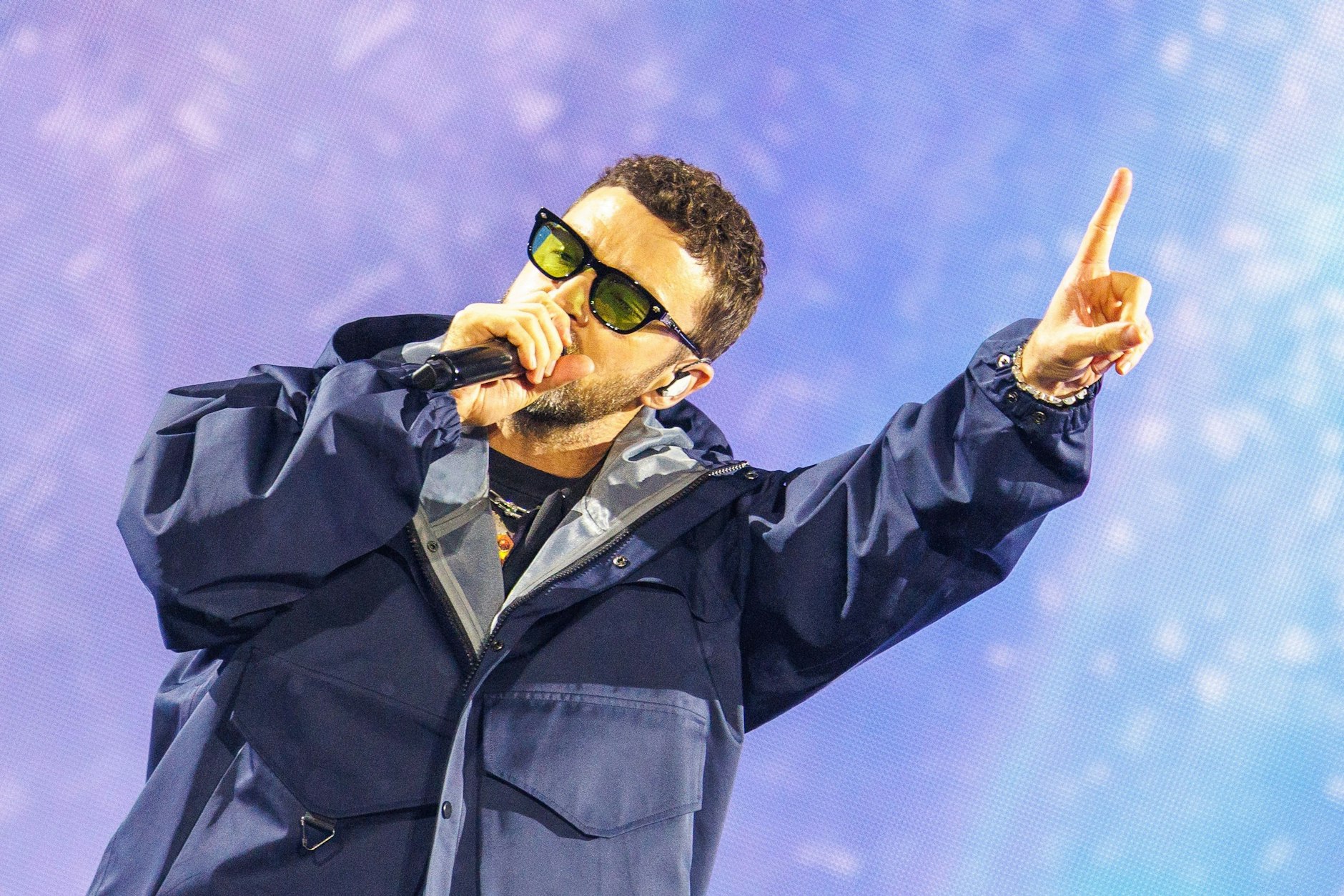 Am 12. Juli: Der Sänger Justin Timberlake singt beim Lollapalooza Festival Berlin.