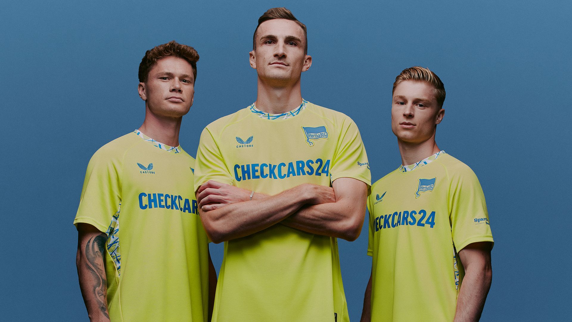 Hertha BSC im Bibo-Trikot: Quietsch-Gelb in die neue Saison