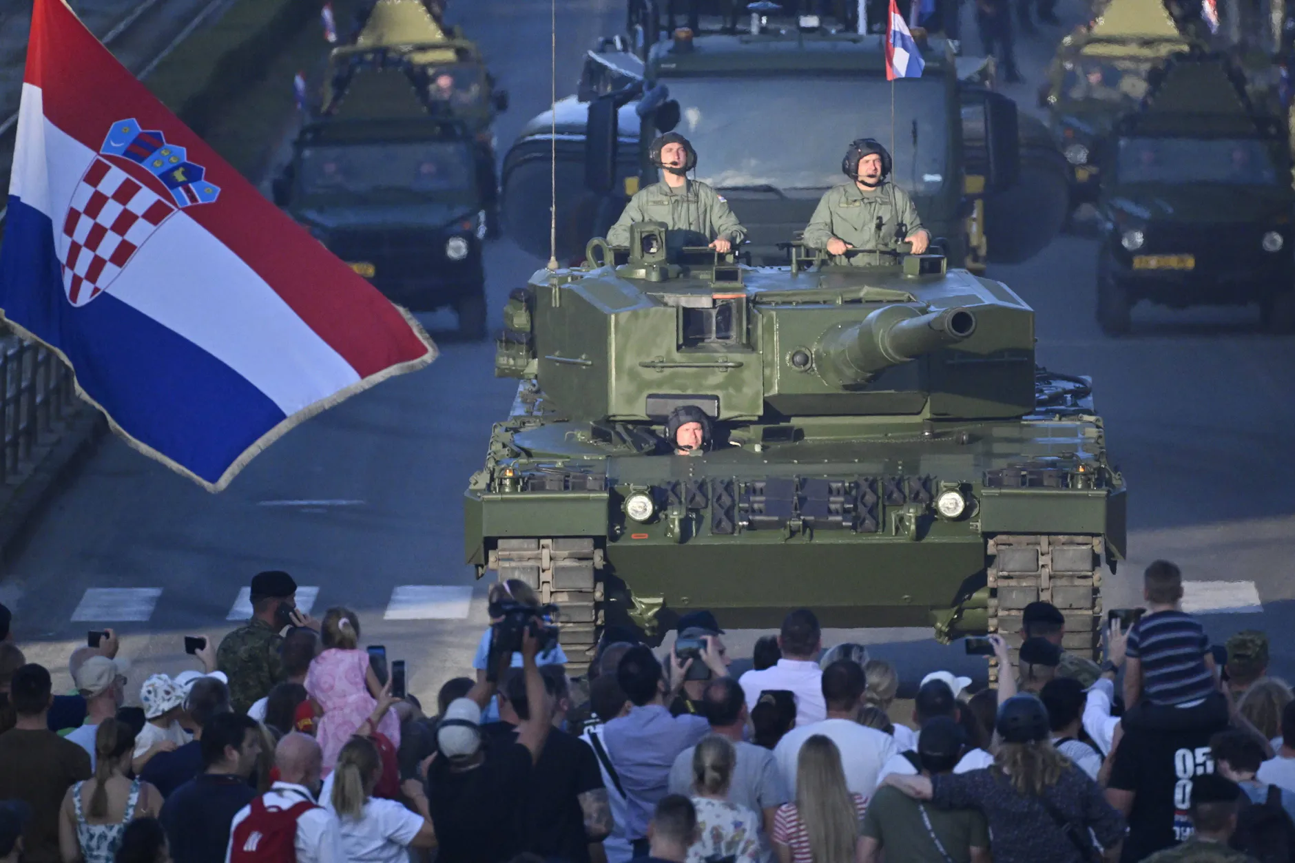 Militärparade in Zagreb Ende Juli 2025