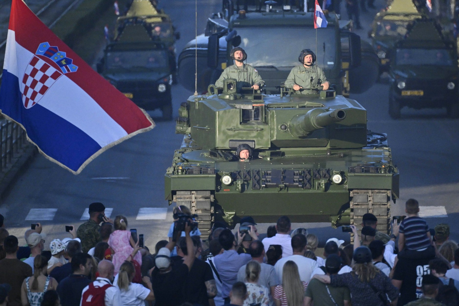 Militärparade in Zagreb Ende Juli 2025