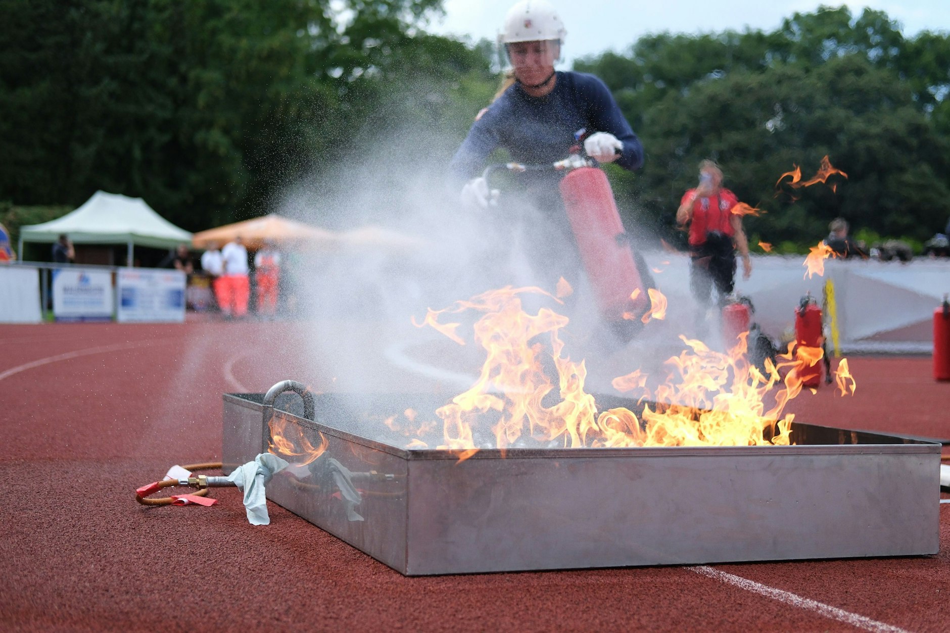 In Torgau finden in diesem Jahr die Deutschen Feuerwehrmeisterschaften statt.