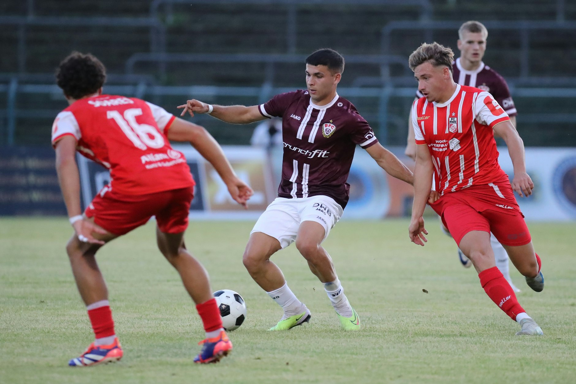 Nach seiner Einwechslung gegen Rot-Weiß Erfurt deutete Jan Shcherbakovski gleich mal an, dass er den BFC Dynamo verstärken kann.