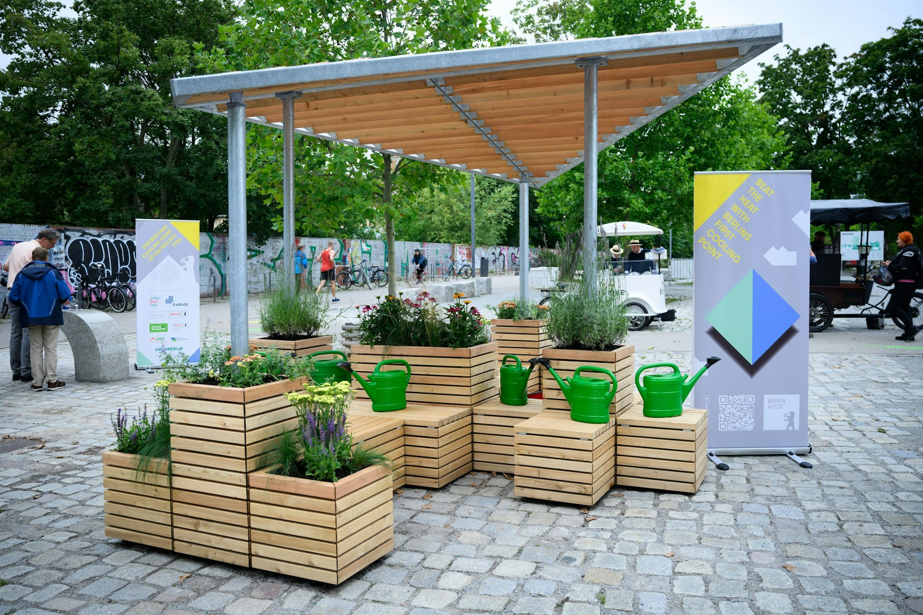 Diesen Sommer überflüssig: Cooling Point im Mauerpark