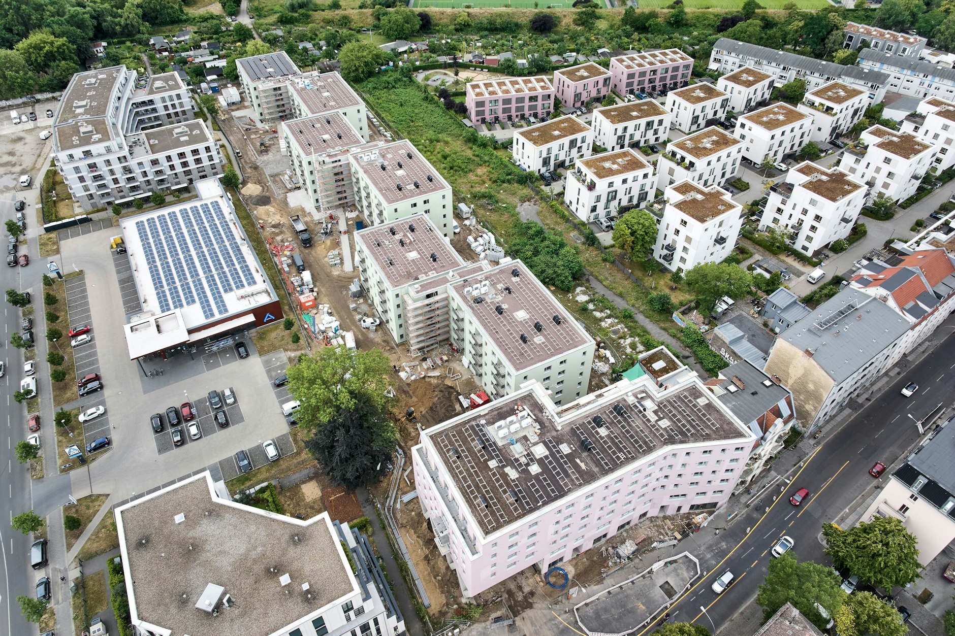 In der Lückstraße in Lichtenberg hat die Howoge mit der Vermietung von 158 Neubauwohnungen begonnen.