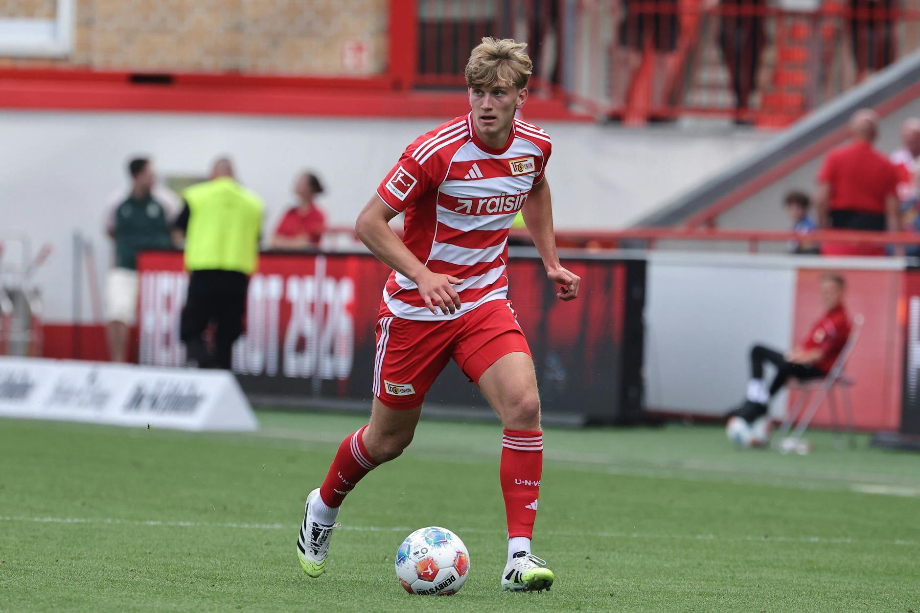 Aljoscha Kemlein (21) ist wieder gesund und will beim 1. FC Union dort weitermachen, wo er vergangene Saison vor seiner Verletzung aufgehört hat.