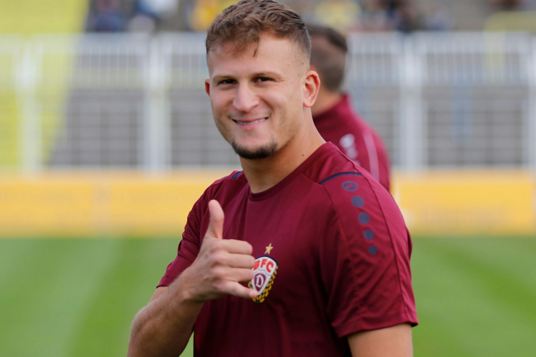 Daumen hoch! Tugay Uzan glaubt im Duell seiner Ex-Klubs an einen Sieg des BFC Dynamo beim BFC Preussen.