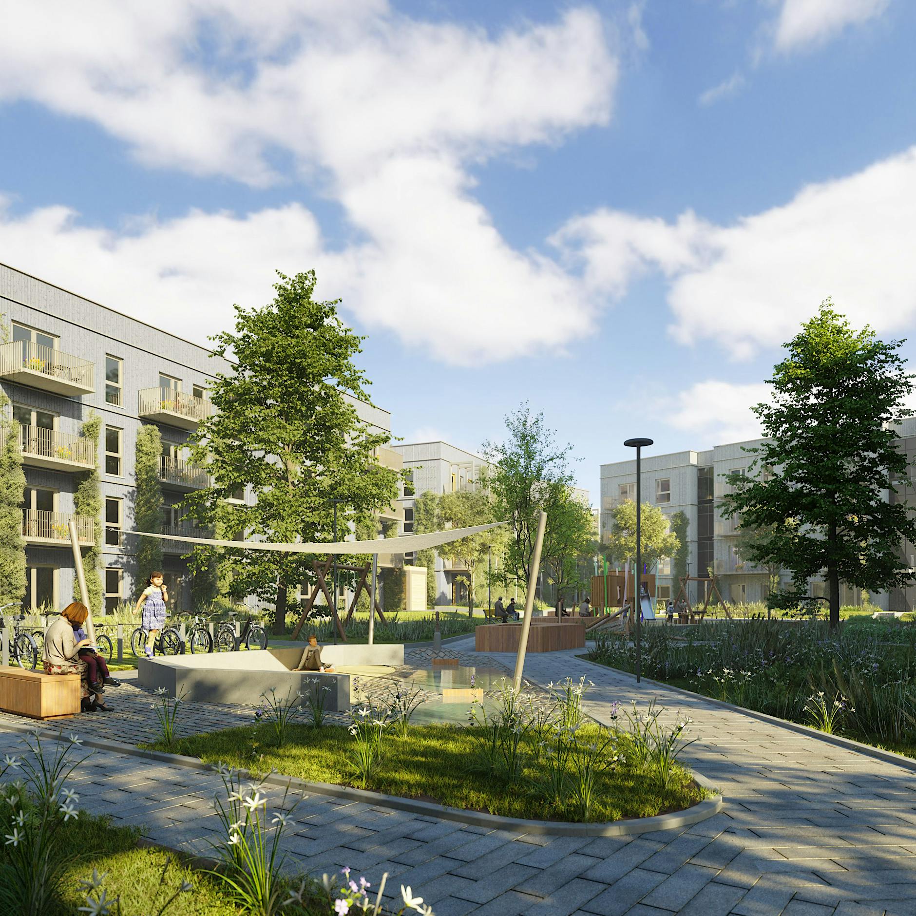 Wohnungen für alle: Im südlichen Neukölln entsteht ein neues Architektur-Dorf