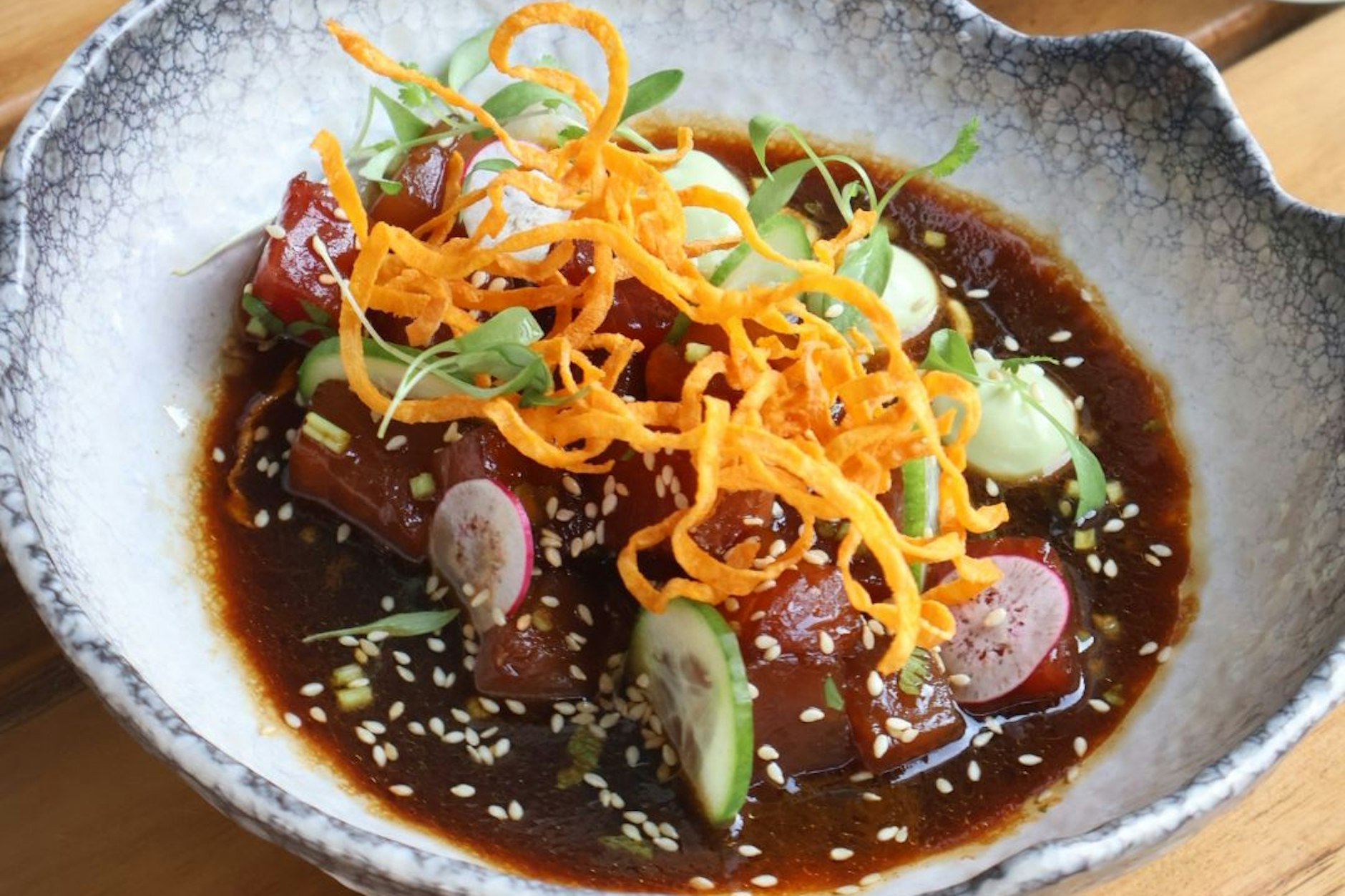 Japan meets Peru: Ceviche de Atun Nikkei