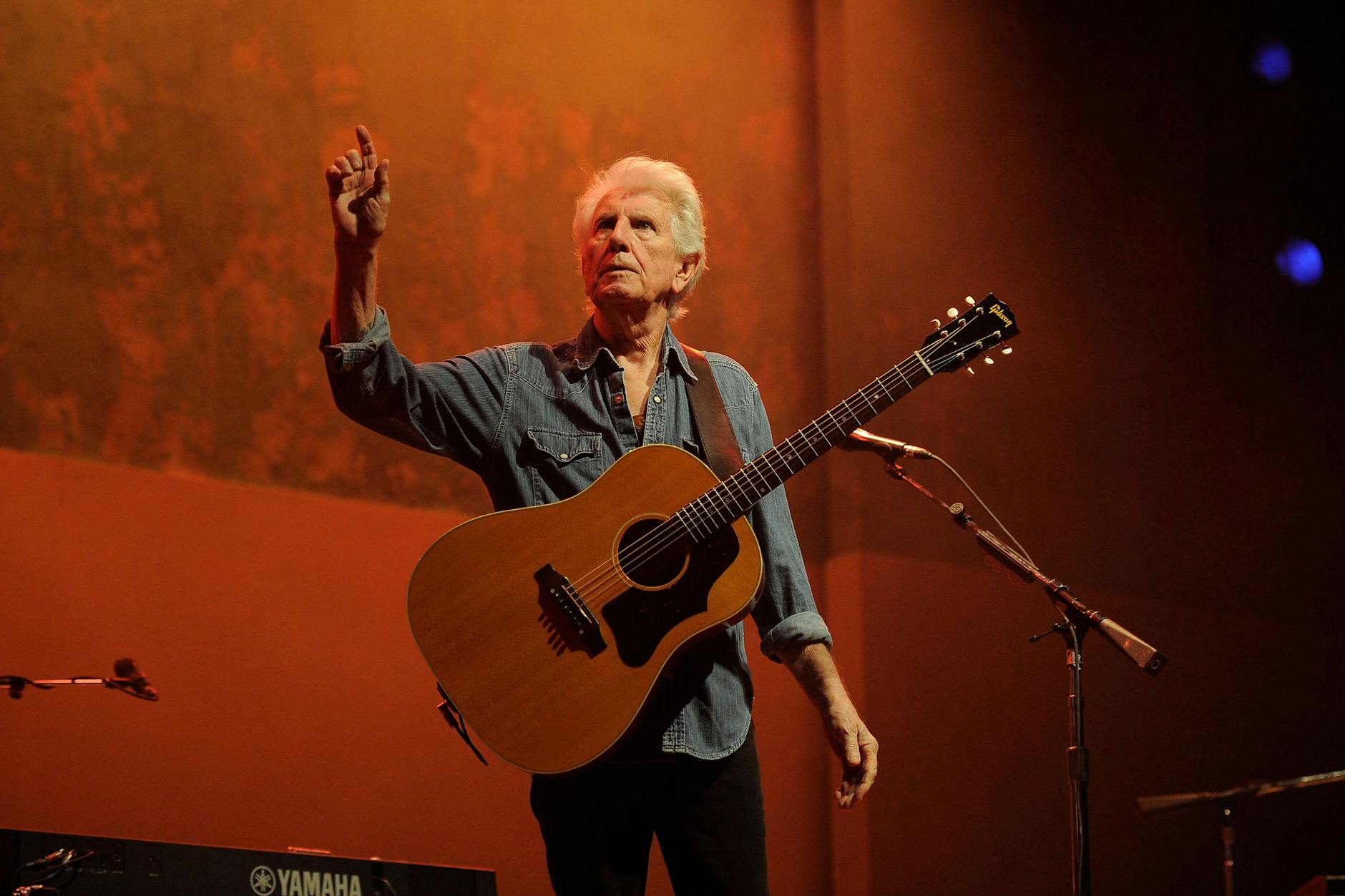 Graham Nash 2018 im Bridge Theatre in London