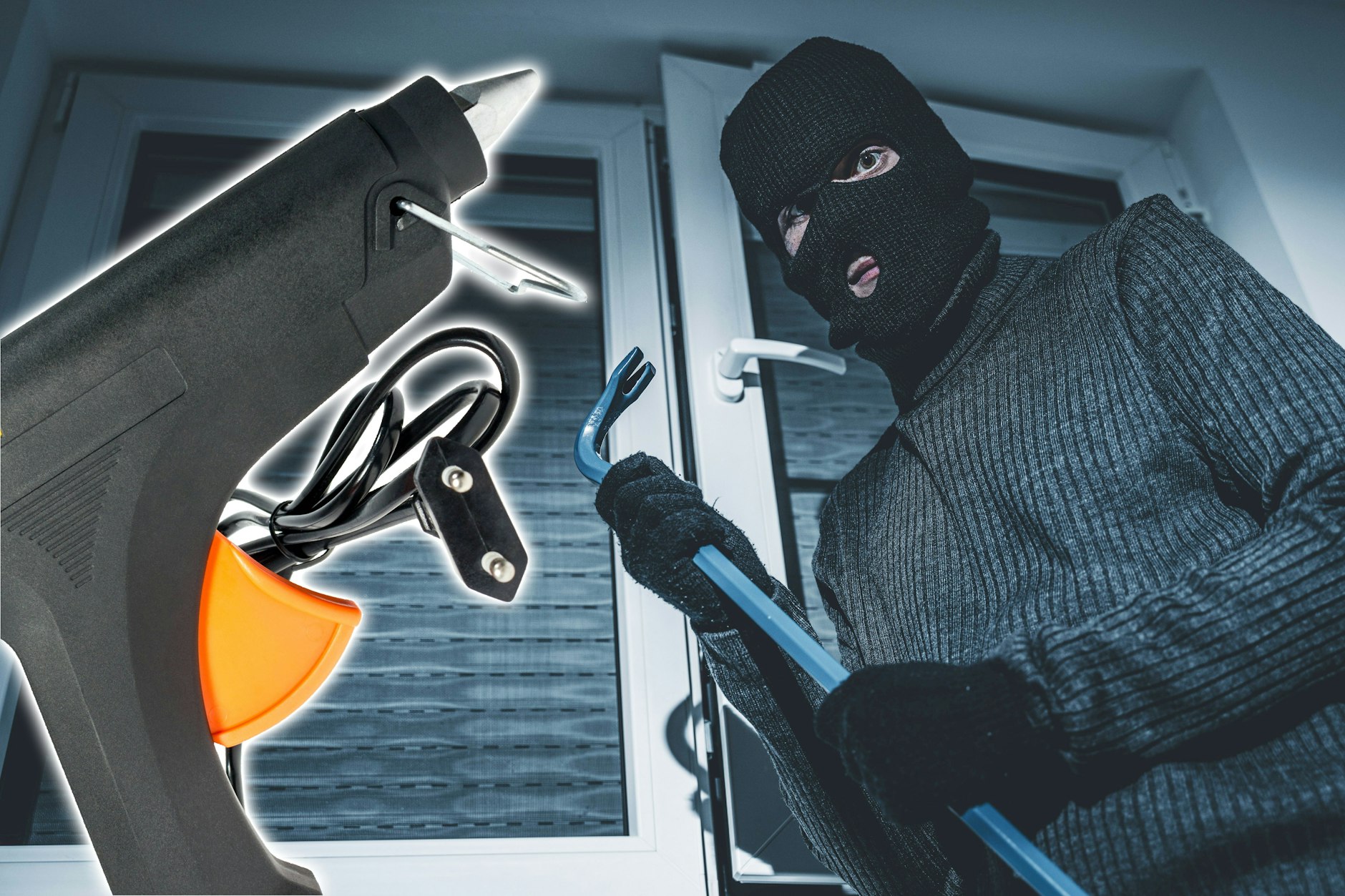 Eine Waffe, die Einbrecher in Berlin im Sommer besonders gern nutzen, ist die Heißklebepistole. Damit spionieren sie aus, ob die Mieter zu Hause sind oder nicht.