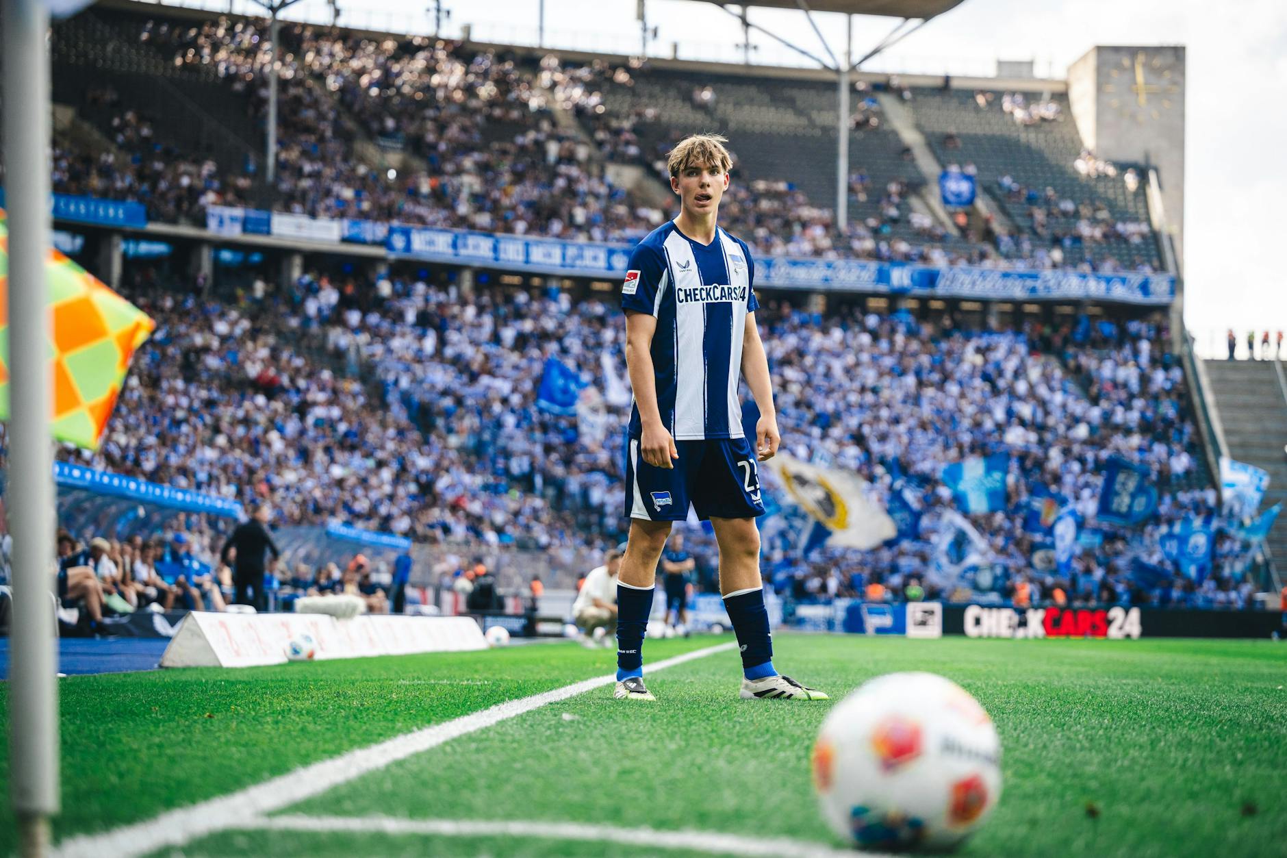 Mit seiner Einwechslung schrieb Hertha BSC am zweiten Spieltag immerhin eine positive Geschichte: Kennet Eichhorn wurde zum jüngsten Zweitligaspieler aller Zeiten.