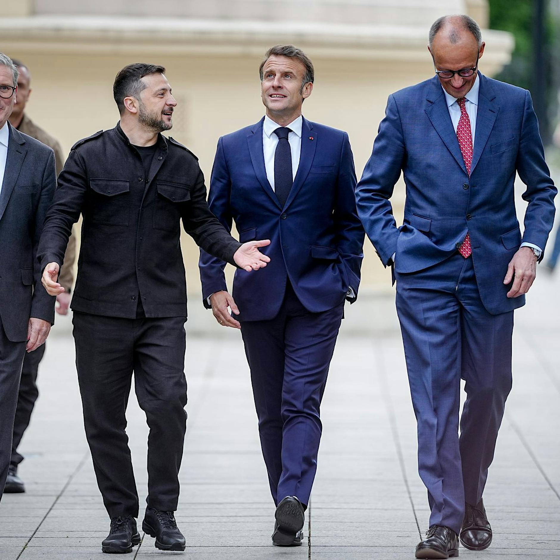 Zum Frieden für die Ukraine: Gemeinsame Erklärung von Bundeskanzler Merz und anderen Regierungschefs