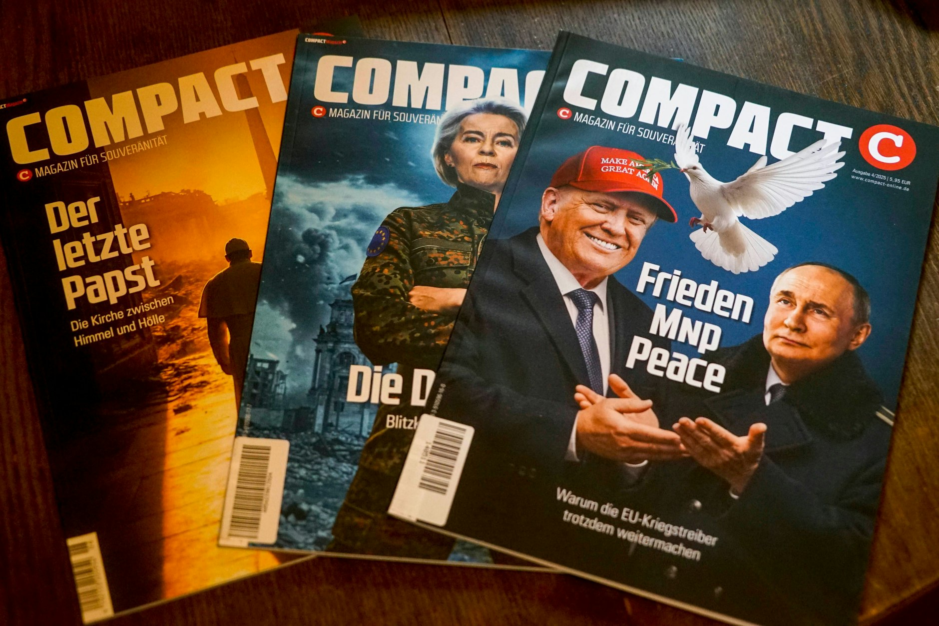 Das Magazin Compact liegt nun nicht mehr bei Edeka aus.