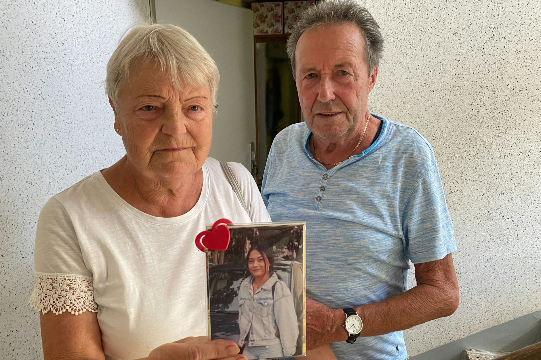 Die Nachbarin Ingrid Haberland und ihr Mann Kurt bekamen das Foto von Milina K. einst zum Geburtstag geschenkt.