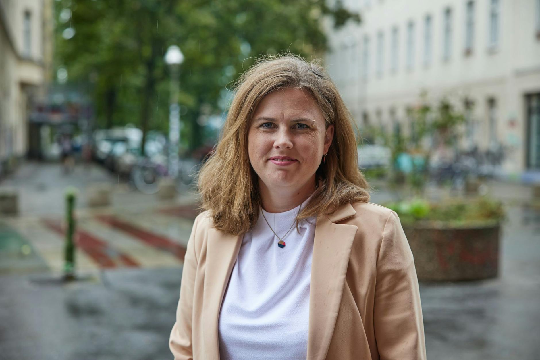 Clara Herrmann, Bezirksbürgermeisterin von Friedrichshain-Kreuzberg, nutzte ihre doppelte Stimmgewalt, um einen Grünen-freundlichen Wahlkreis zu kreieren.