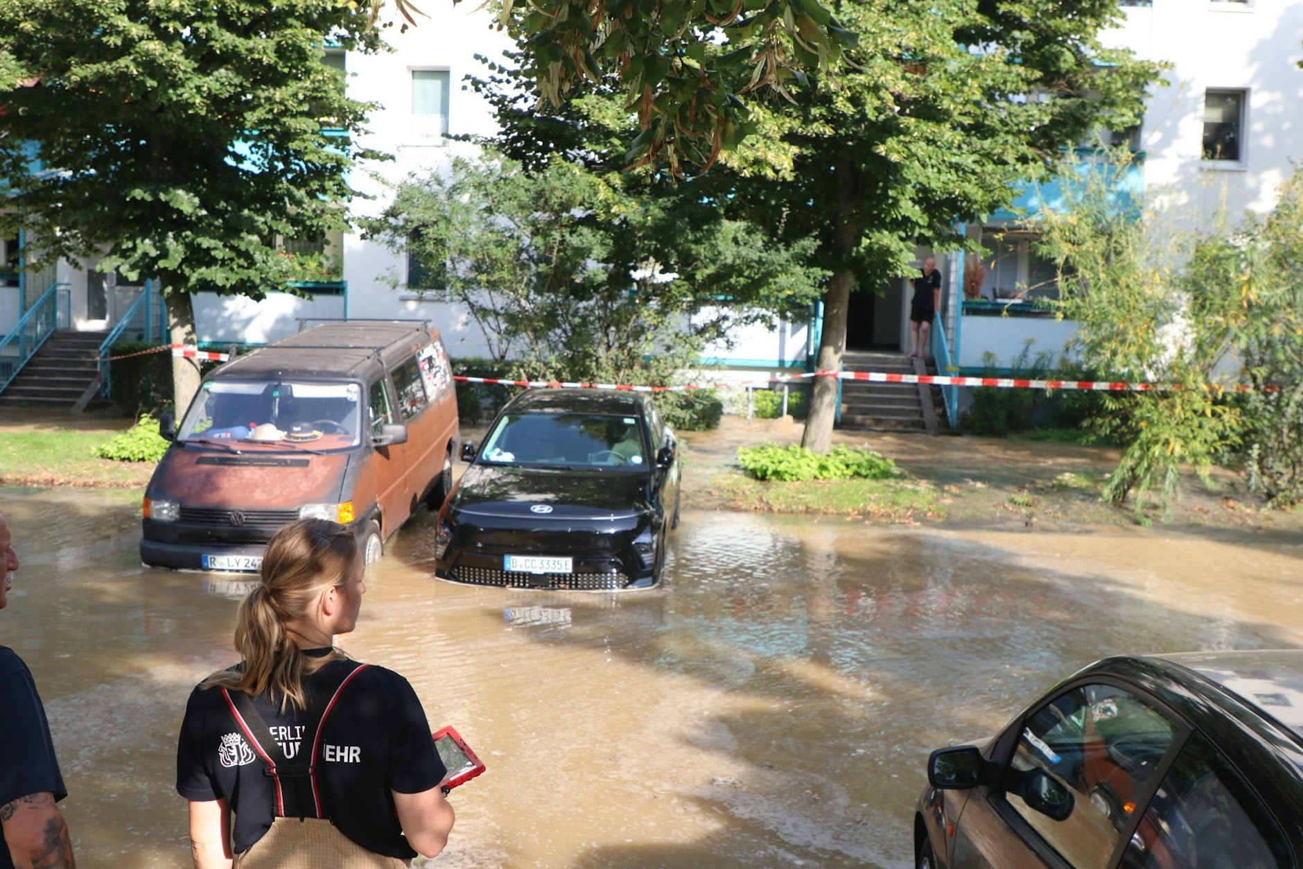 Durch die Havarie sind 50 Haushalte ohne Wasser.