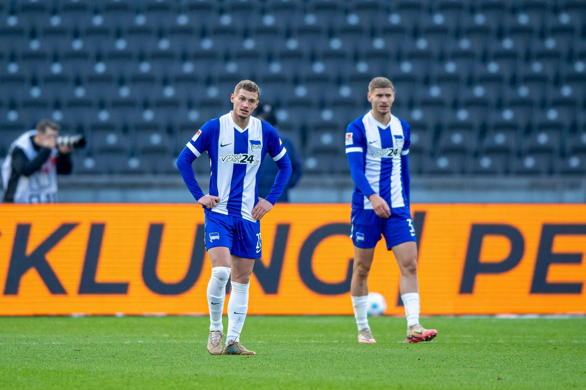 Herthas Michael Cuisance und Marton Dardai haben eine doppelte Rechnung mit Preußen Münster offen.