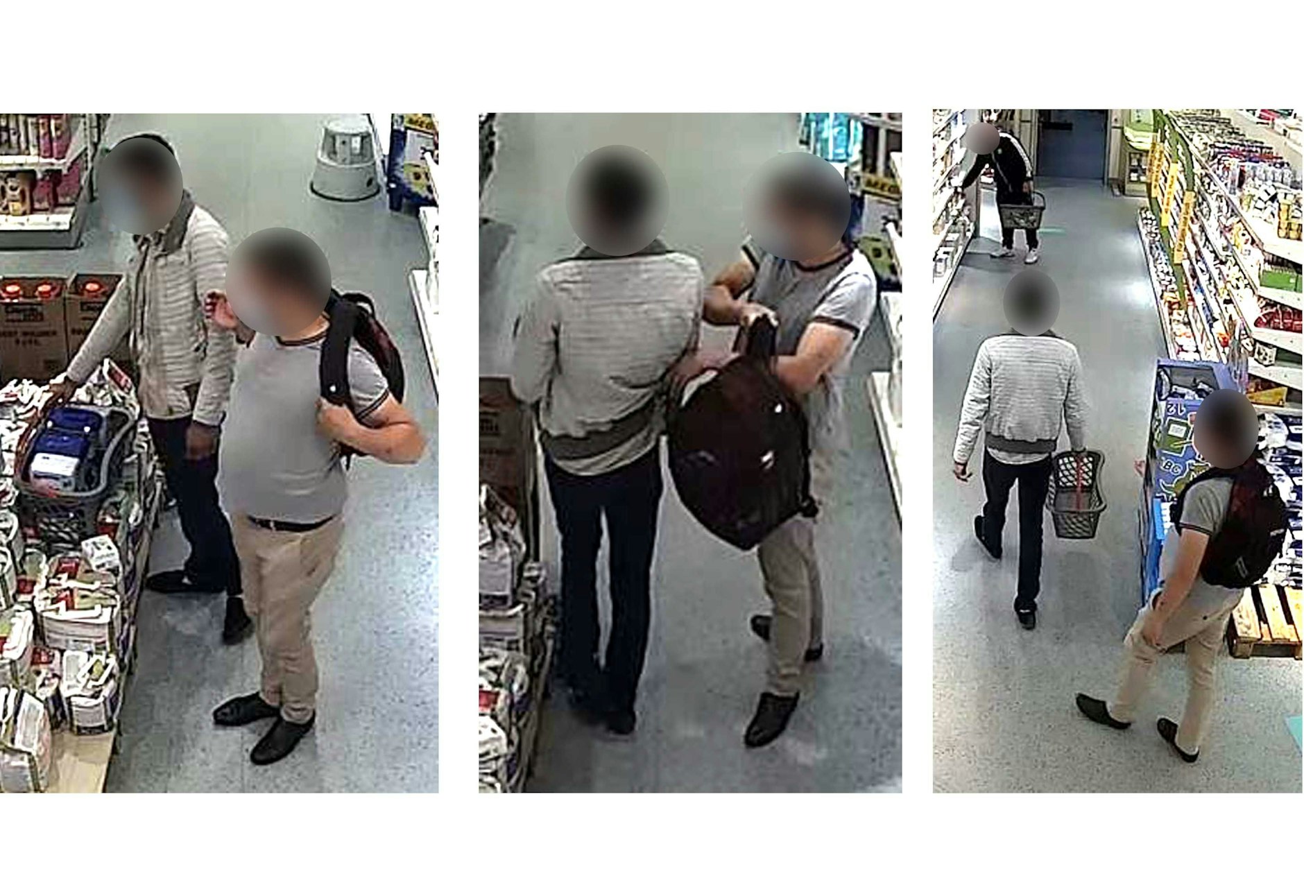 Diebesbande am Werk: Bevorzugt in Drogerien packen sich Diebe die Taschen voll.