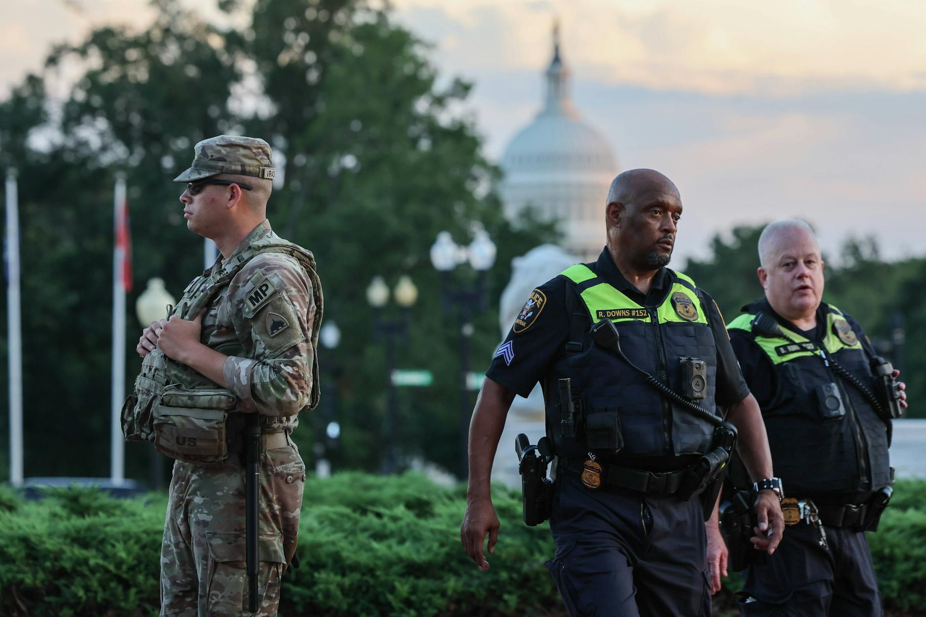 Ein ungewohntes Bild in Washington D.C.: Für mehr Sicherheit entsandte Trump die Nationalgarde.