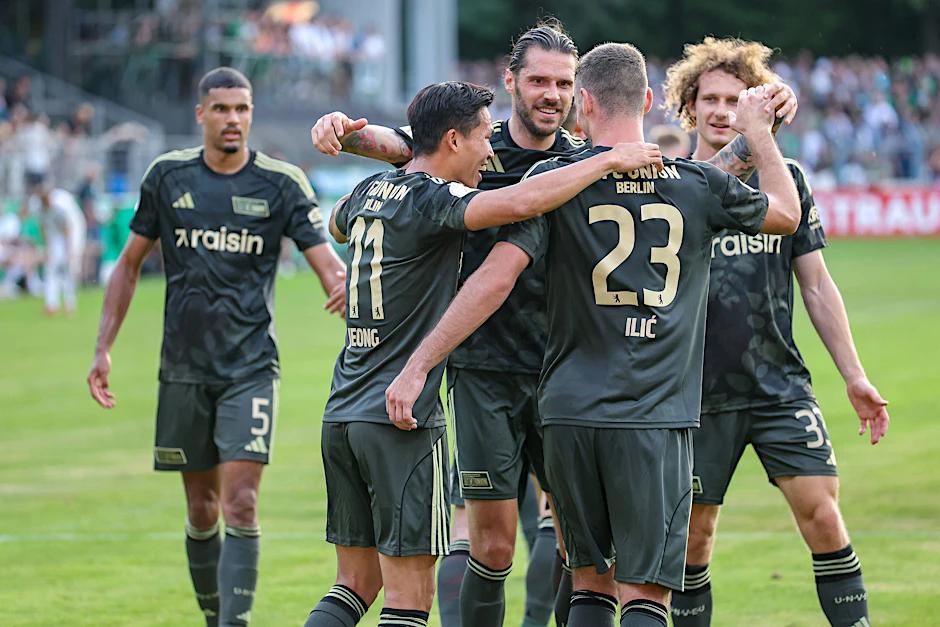 Von wegen Torflaute: Der 1. FC Union liefert im DFB-Pokal mit fünf verschiedenen Torschützen ab. Stürmer Andrej ragt dabei besonders heraus. 