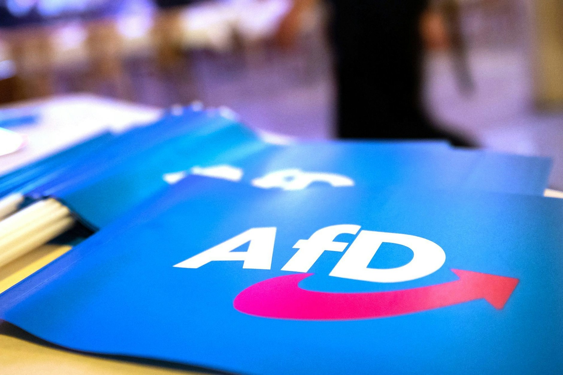 Fähnchen mit dem Logo der AfD: Die Rechtspopulisten sind im Aufwind.
