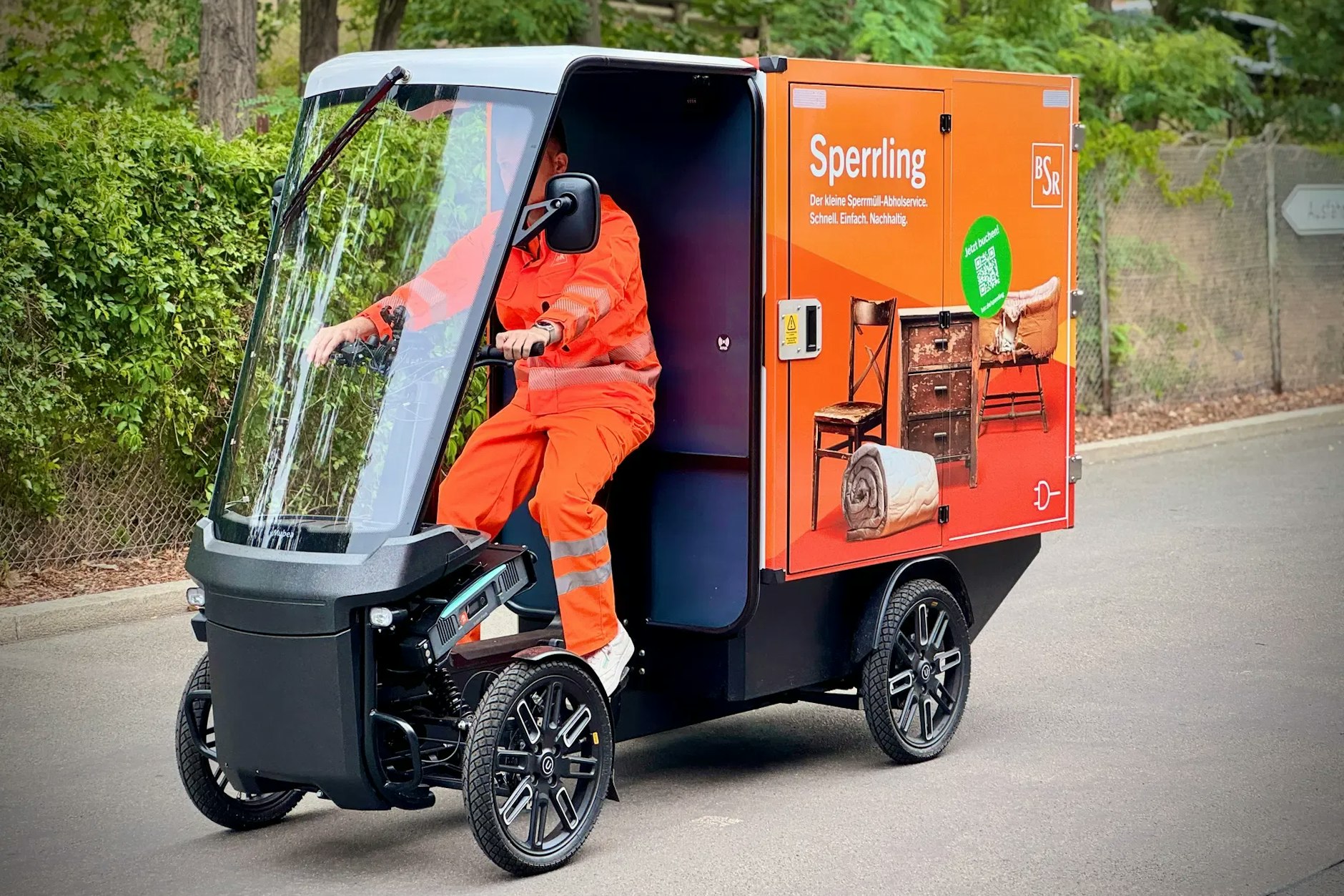 Die Elektro-Lastenräder sind in bestimmten Kiezen im Berliner Stadtgebiet unterwegs.